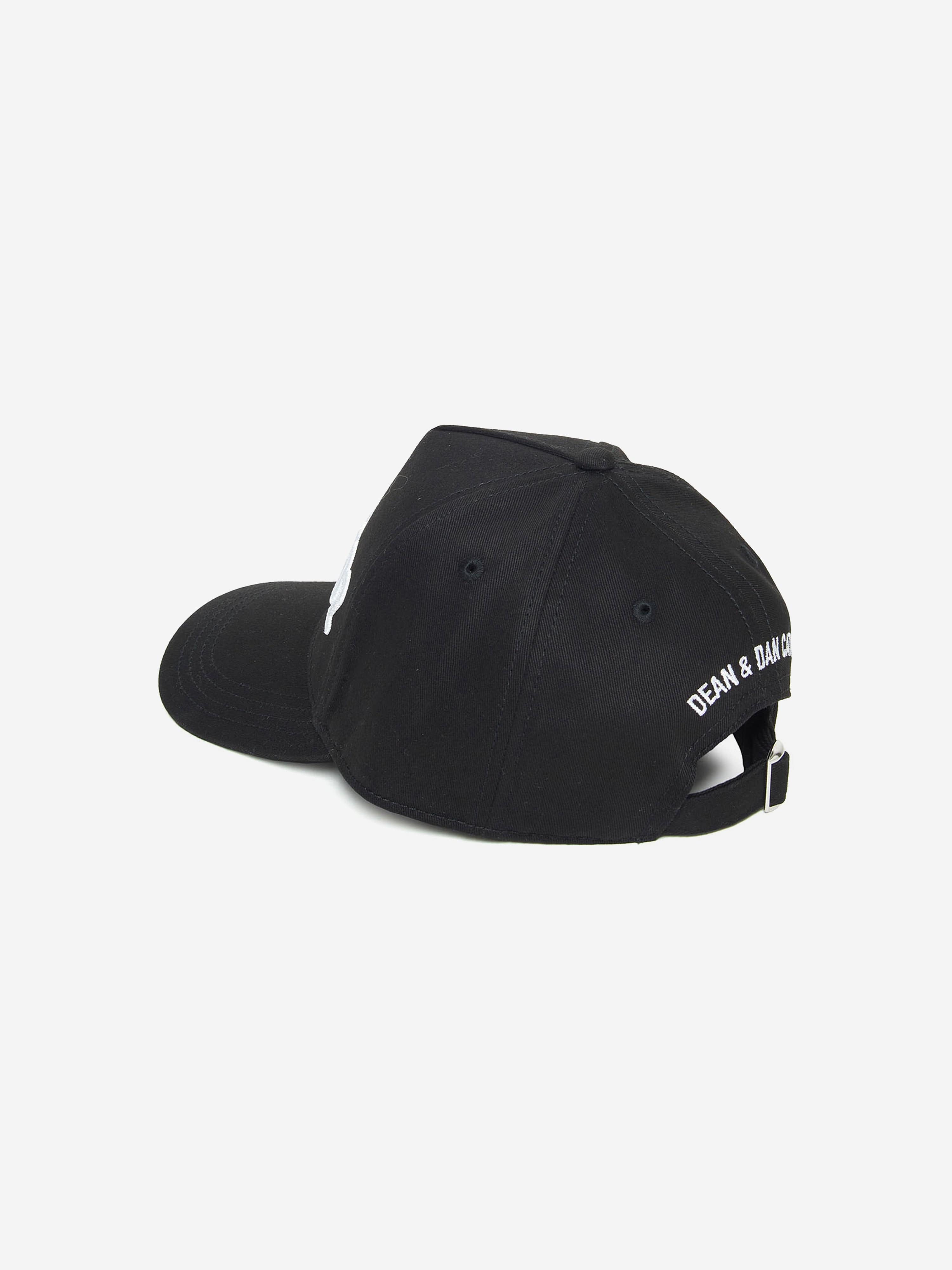 Dsquared2 Kids Logo Cap in Black