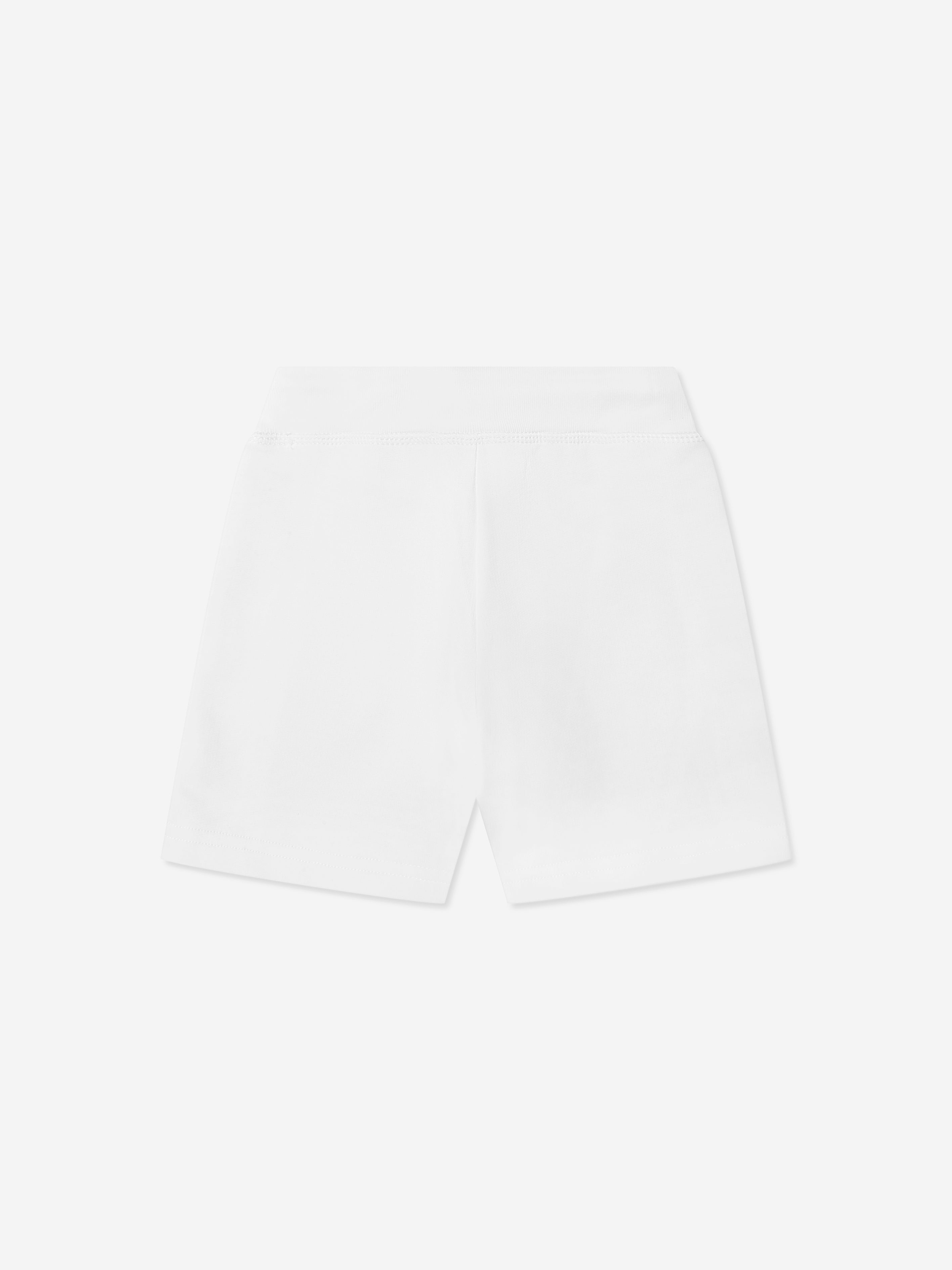 Dsquared2 Kids Ivcon Logo Shorts in White