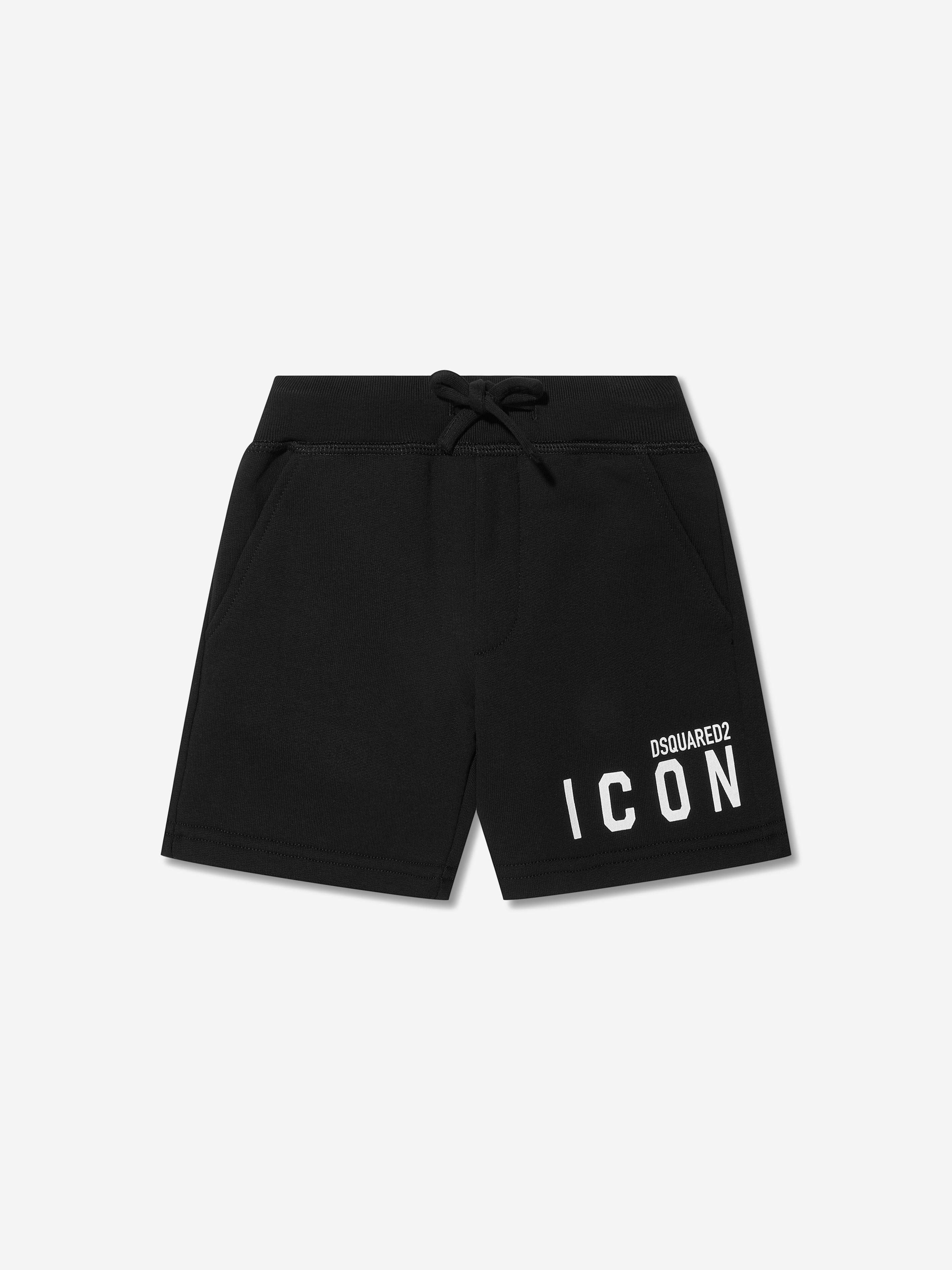 Dsquared2 Kids Icon Shorts In Black