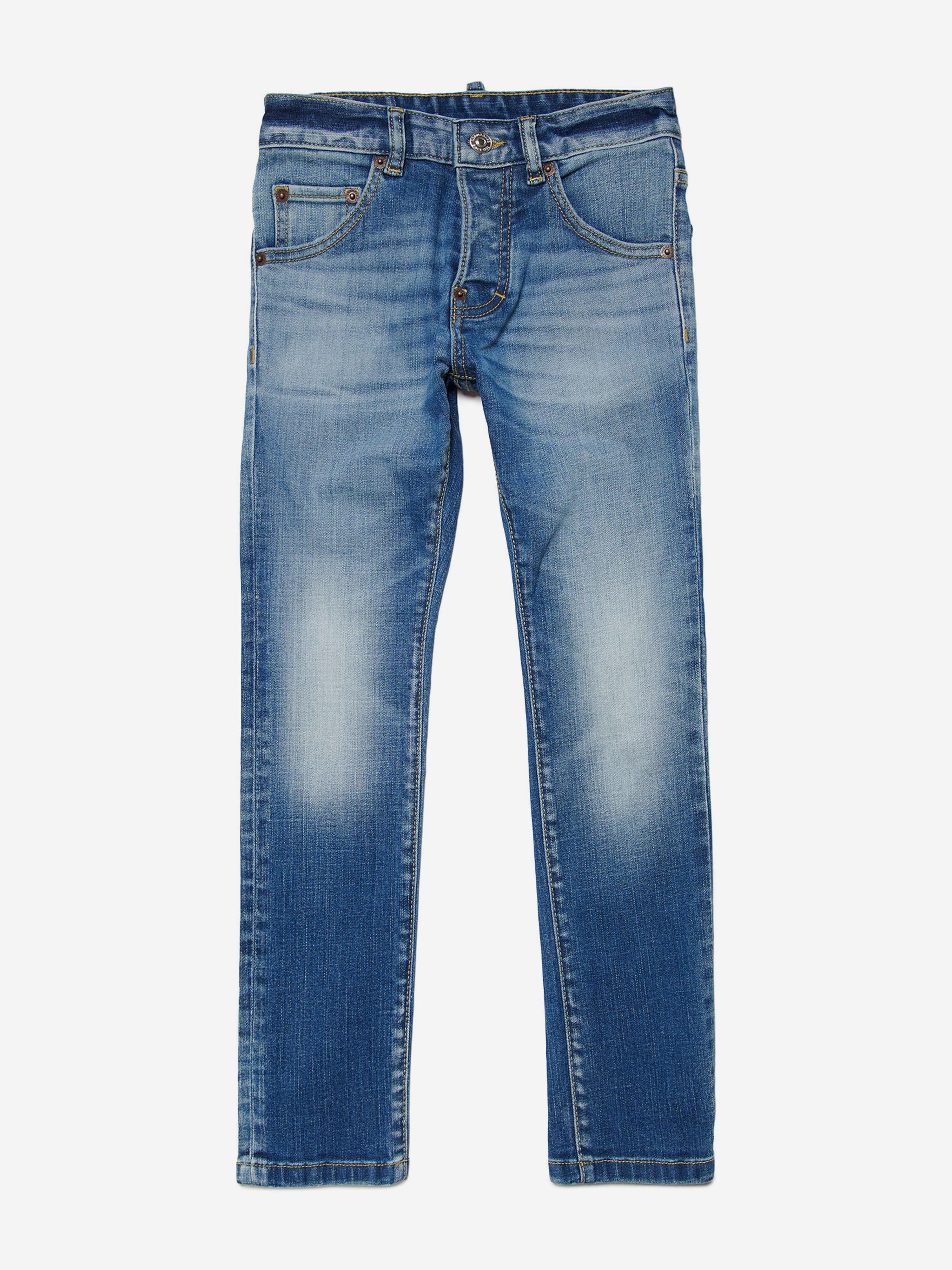 Dsquared2 Boys Cool Guy Regular Jeans in Blue