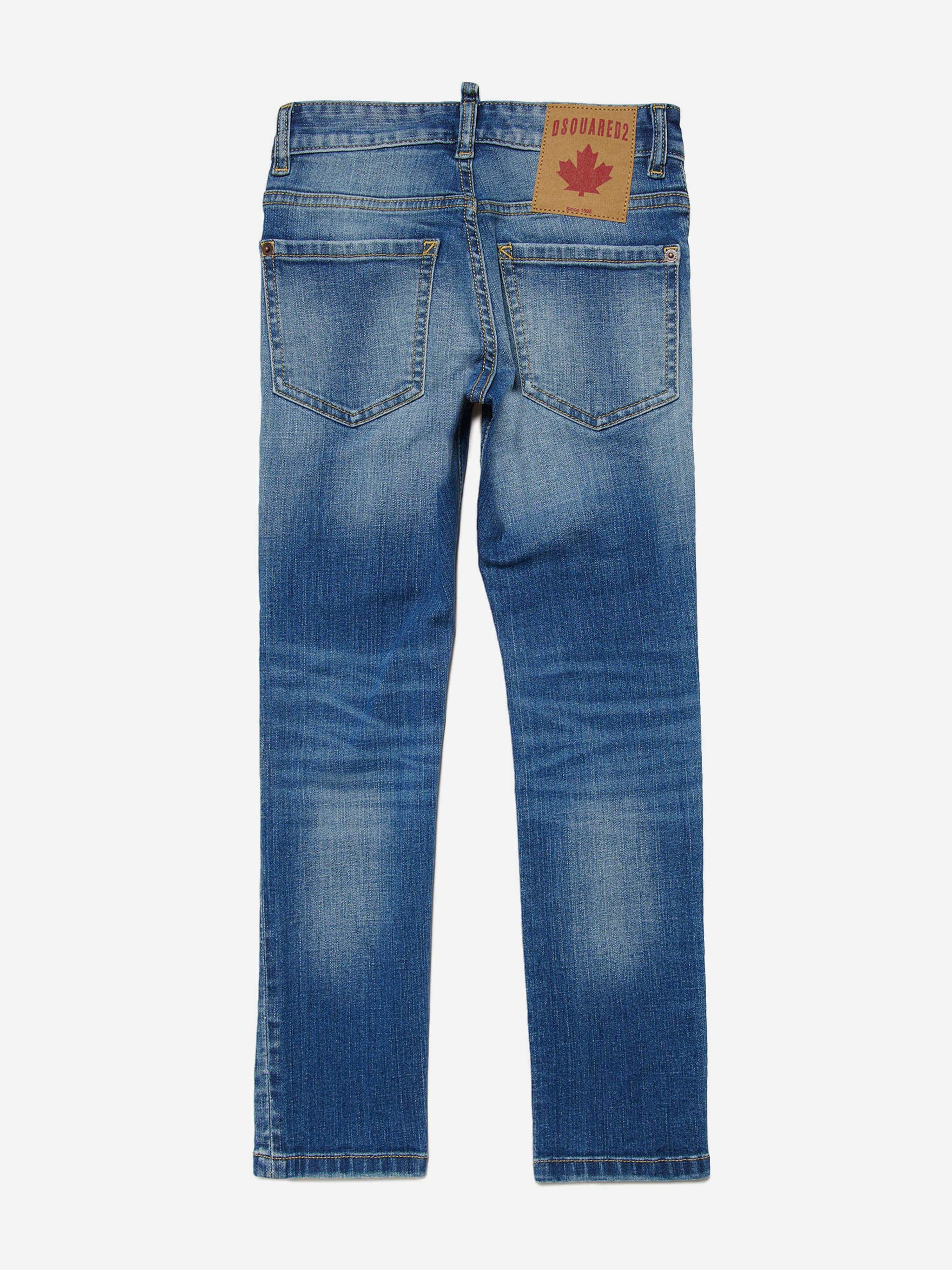 Dsquared2 Boys Cool Guy Regular Jeans in Blue