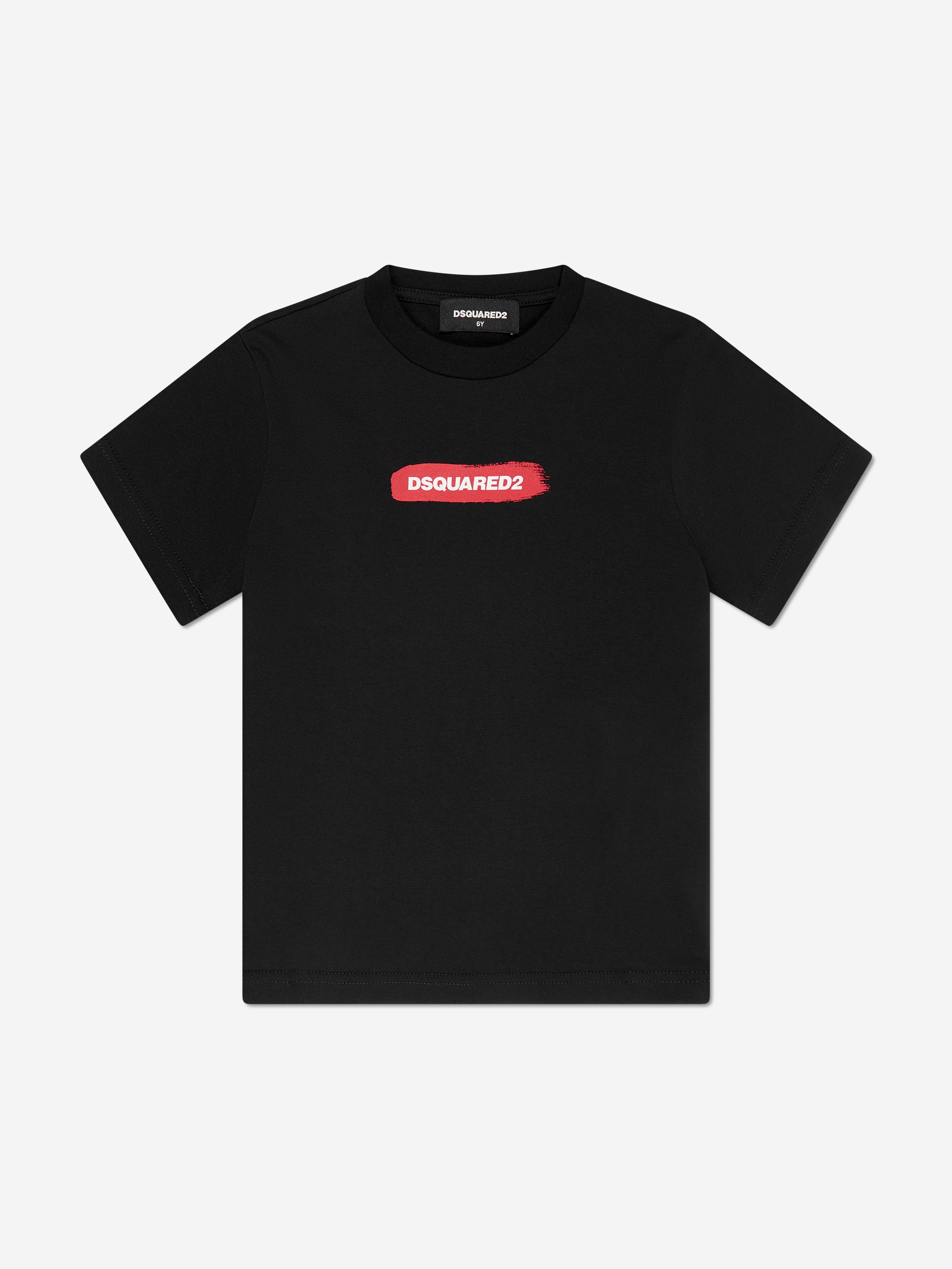 Dsquared2 Kids Logo T-Shirt in Black