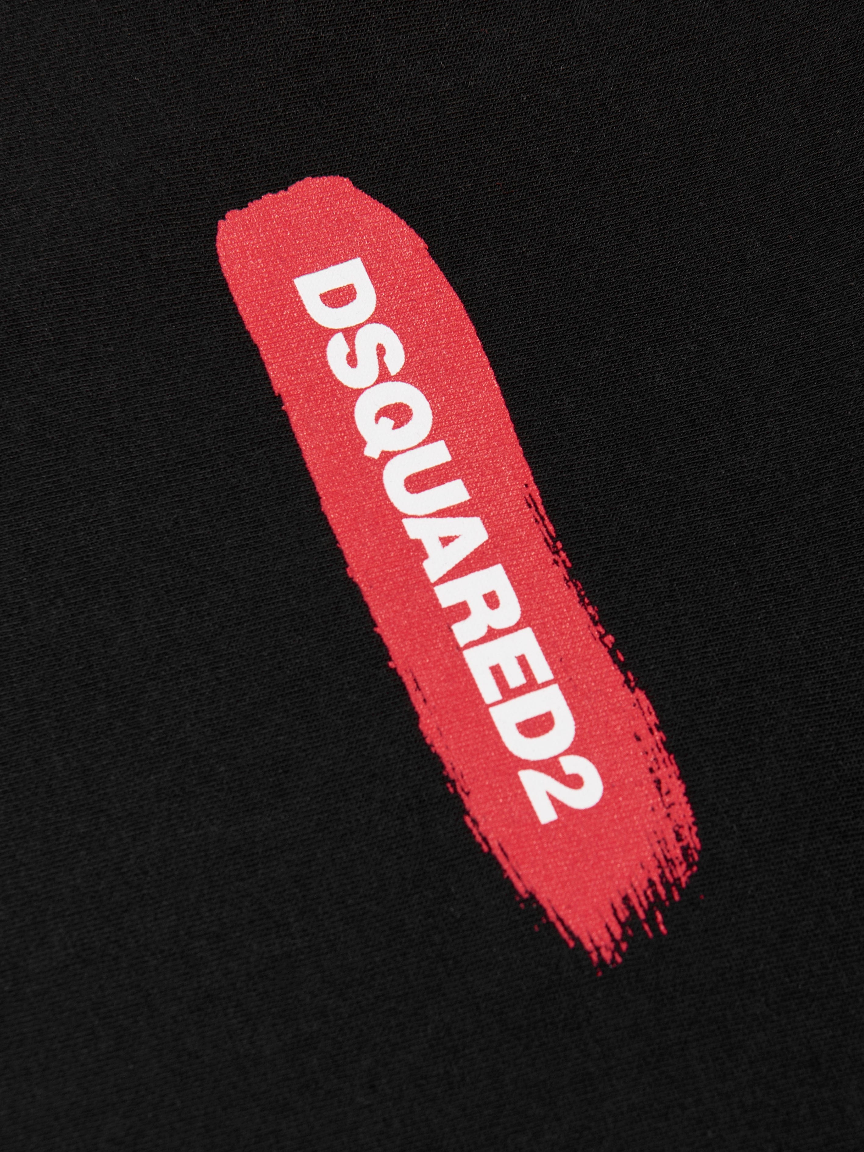 Dsquared2 Kids Logo T-Shirt in Black