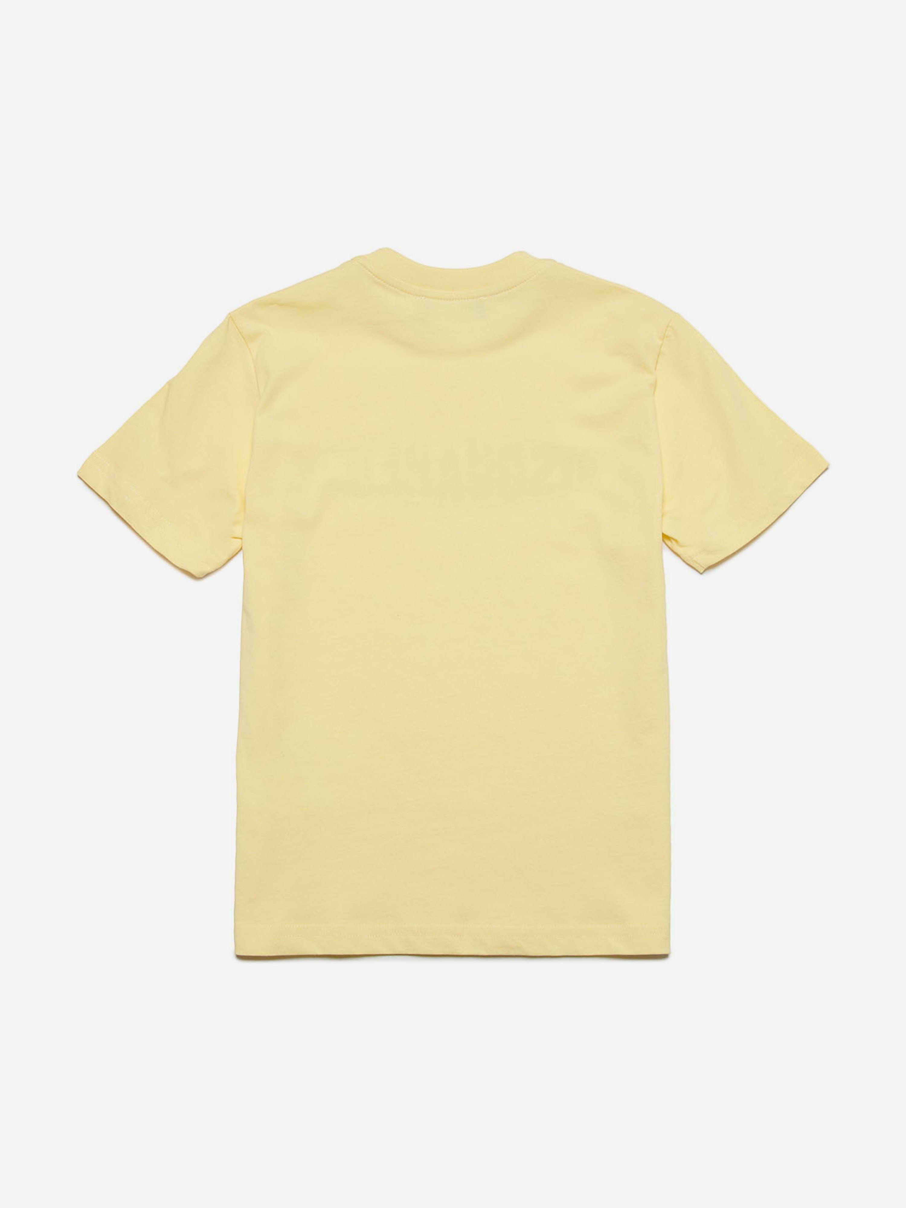 Dsquared2 Kids Rounded Logo T-Shirt in Yellow