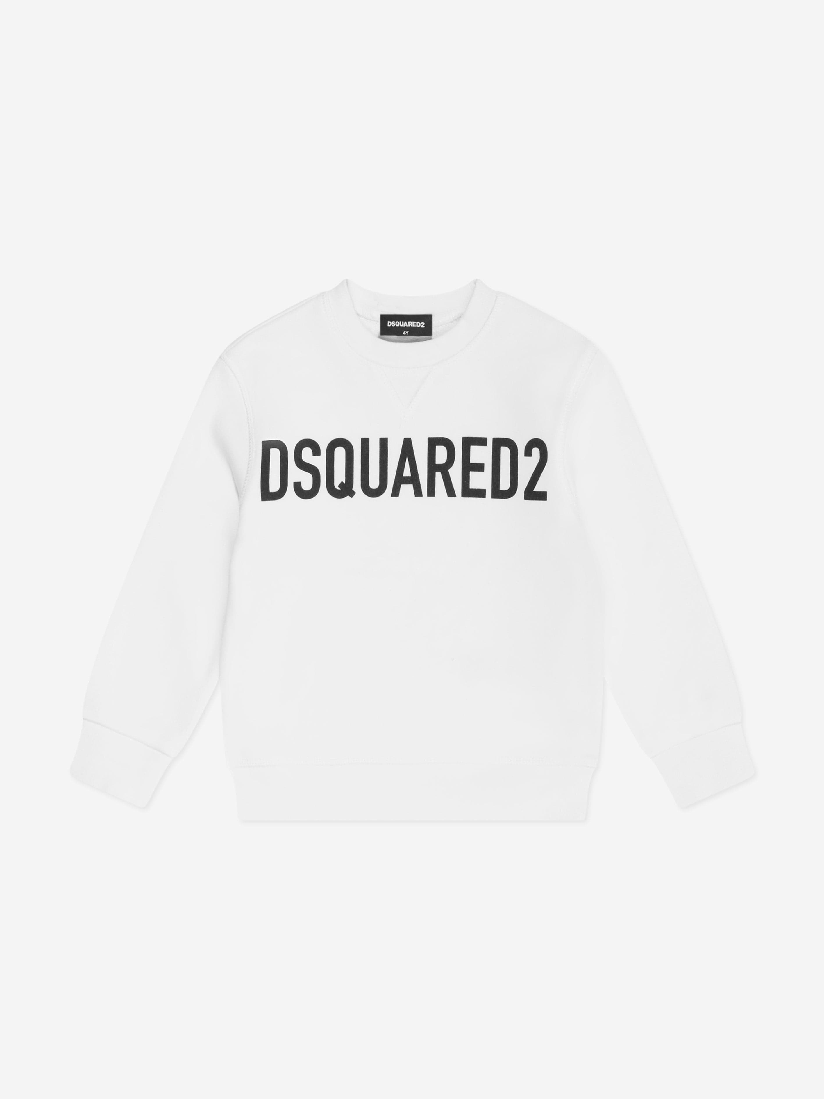 Dsquared2 Kids Logo Sweatshirt in White