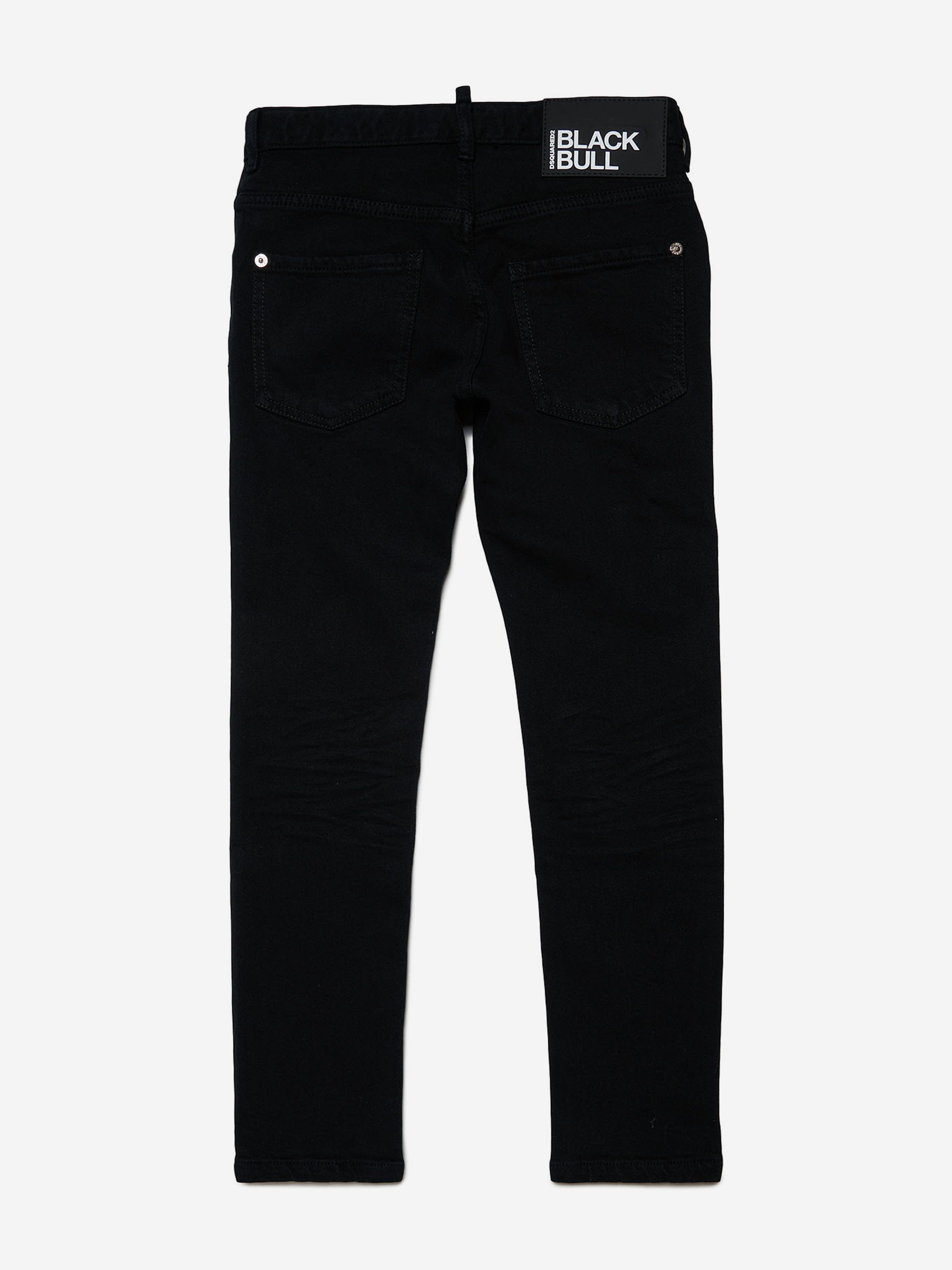 Dsquared2 Boys Skater Eco Jeans in Black