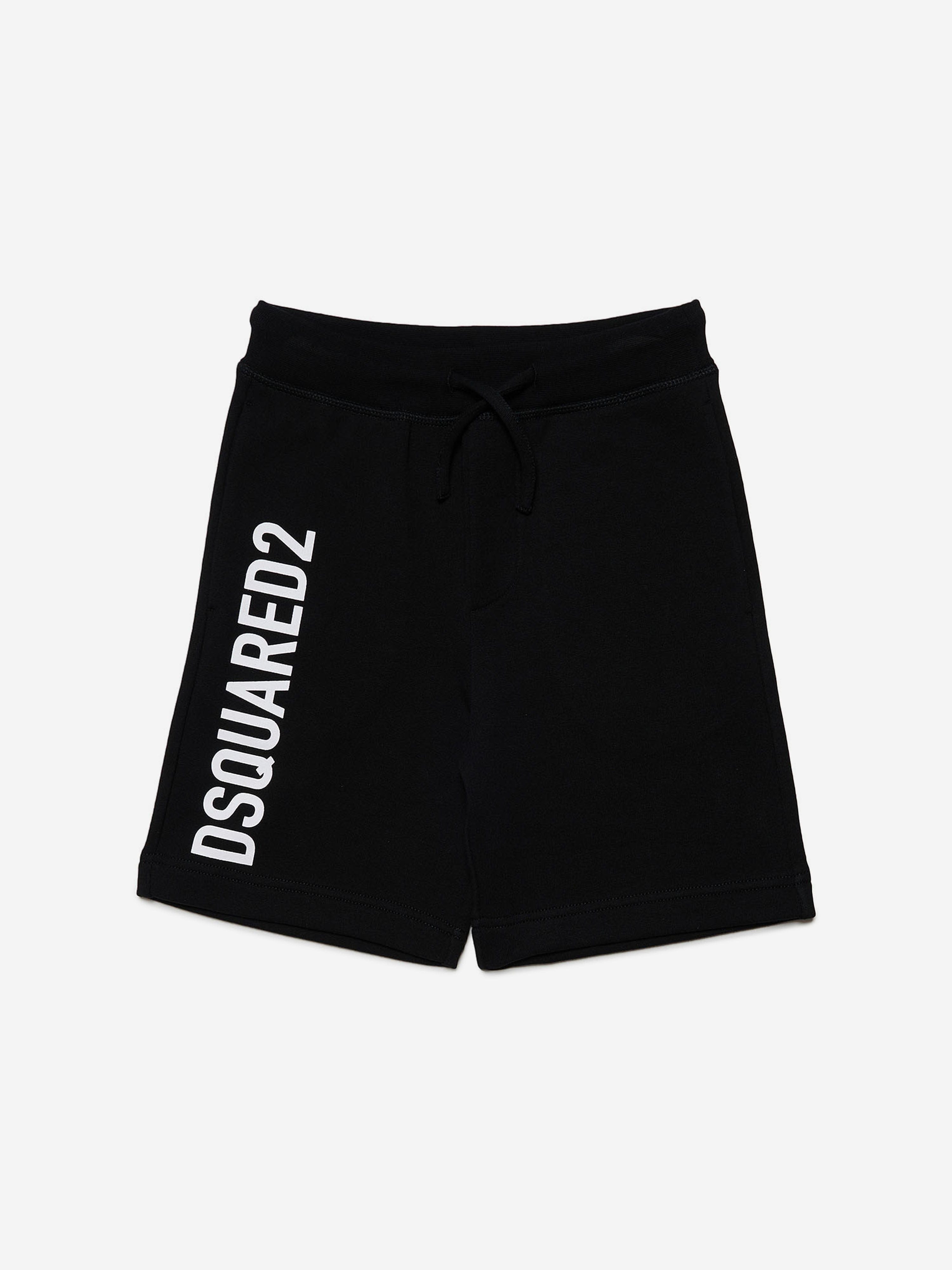 Dsquared2 Kids Logo Shorts in Black