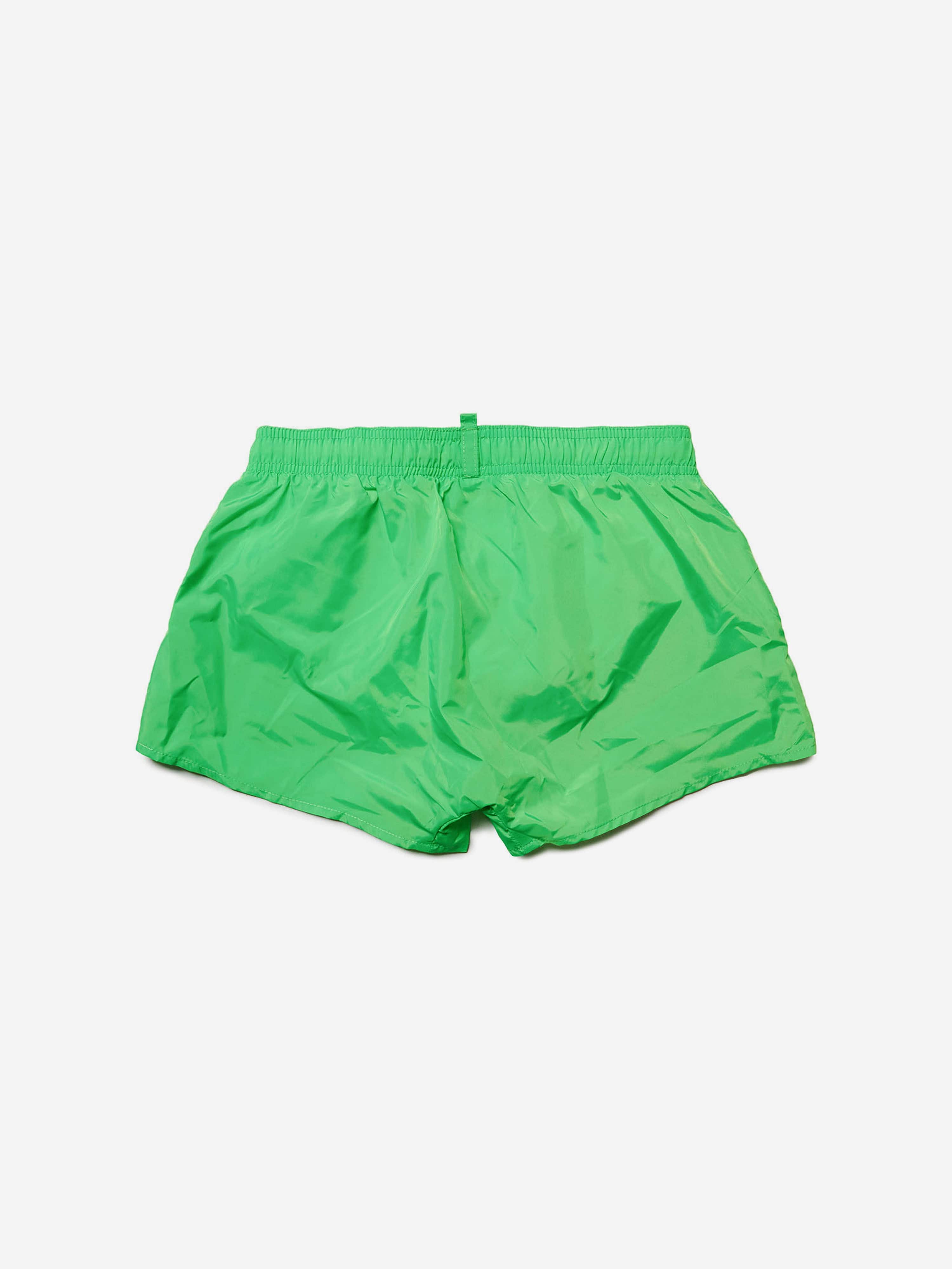 Dsquared2 Boys Icon Swim Shorts in Green