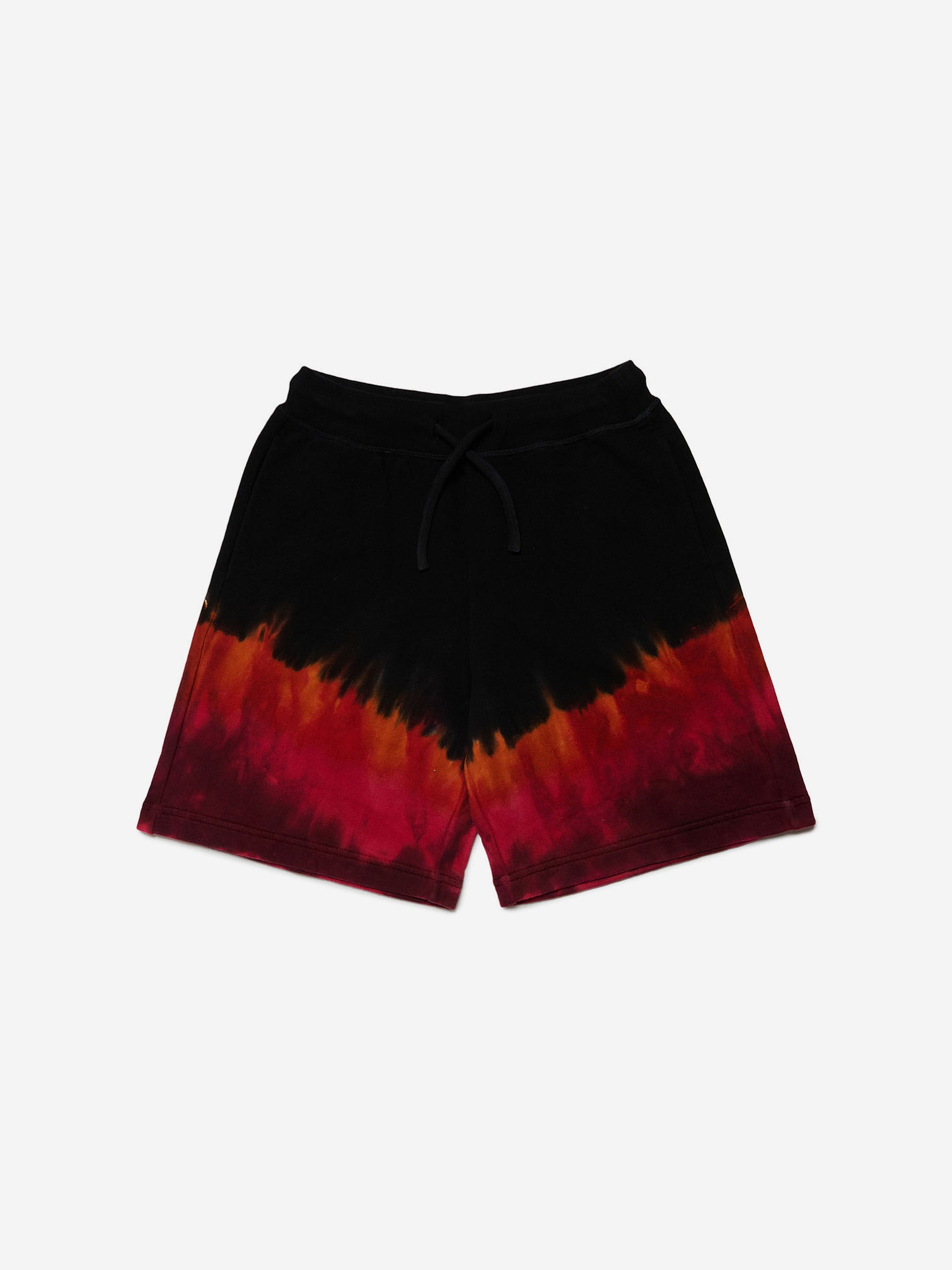 Dsquared2 Boys Tie-Dye Logo Shorts in Black