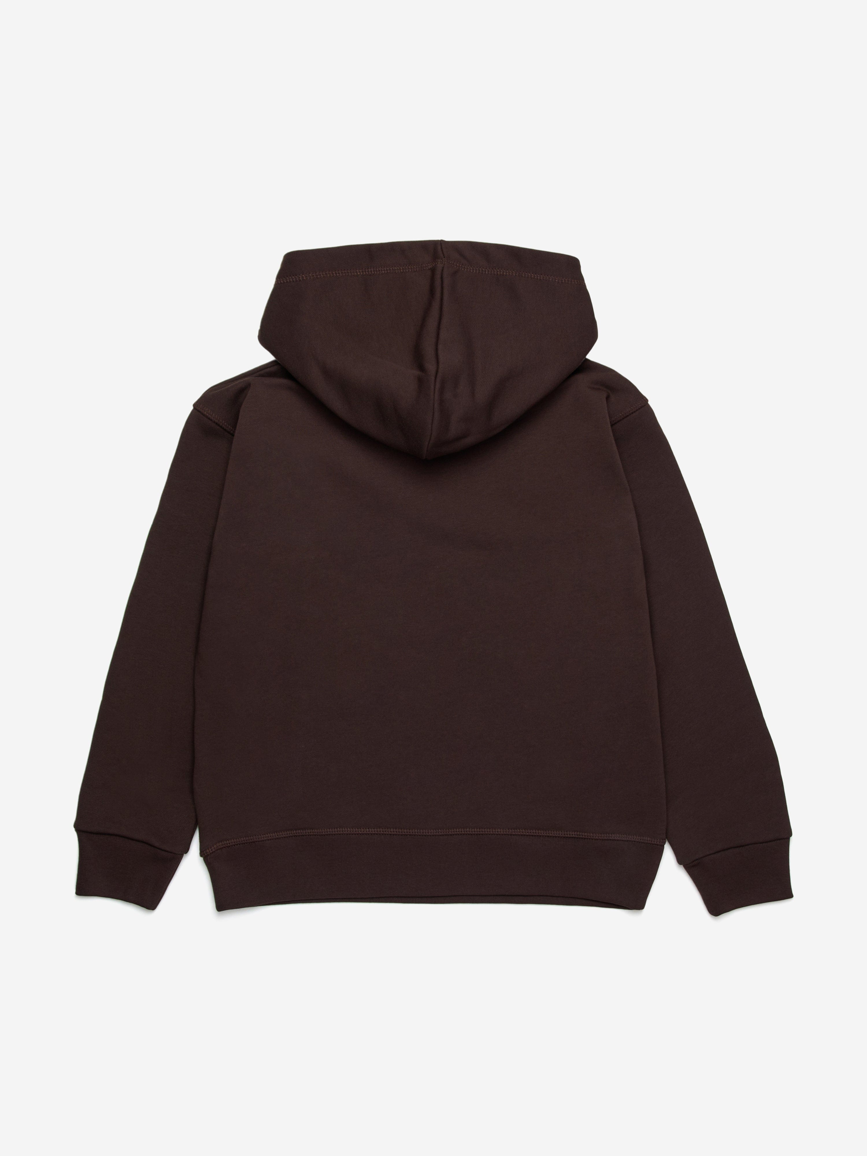 Dsquared2 Kids Icon Pocket Hoodie in Brown