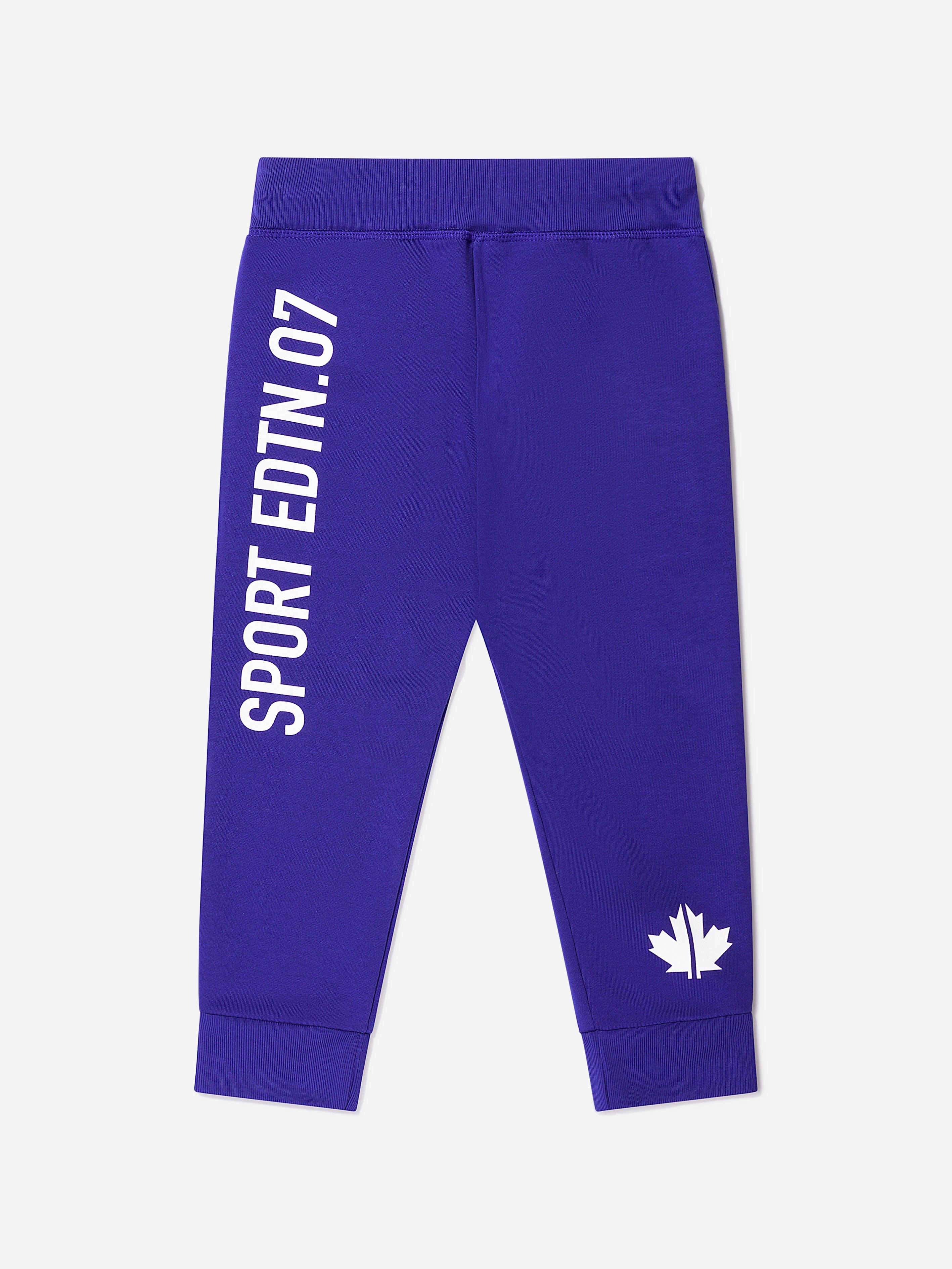 Dsquared2 Kids Sports Edition.07 Joggers In Blue