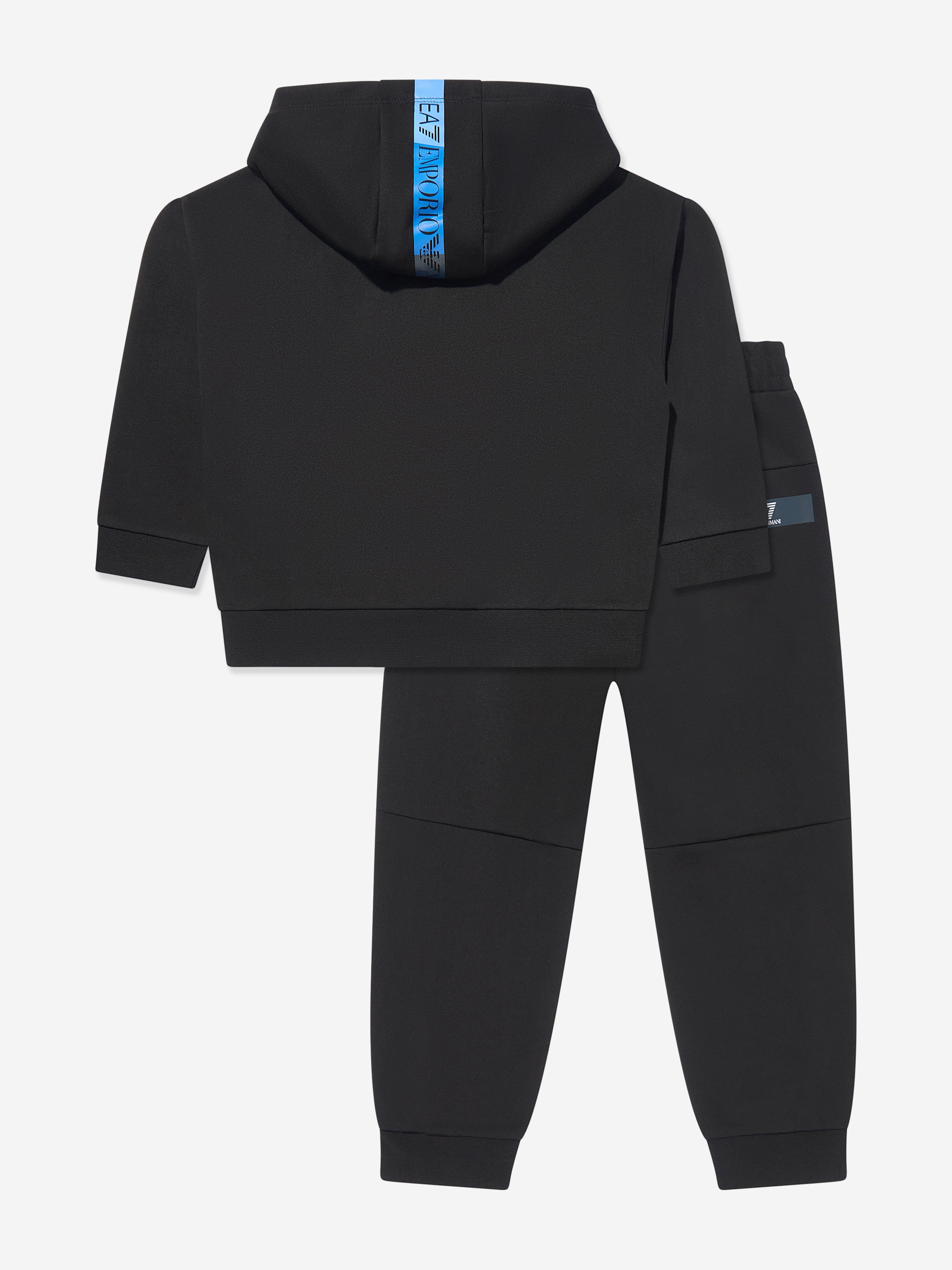 EA7 Emporio Armani Boys Logo Tracksuit in Black