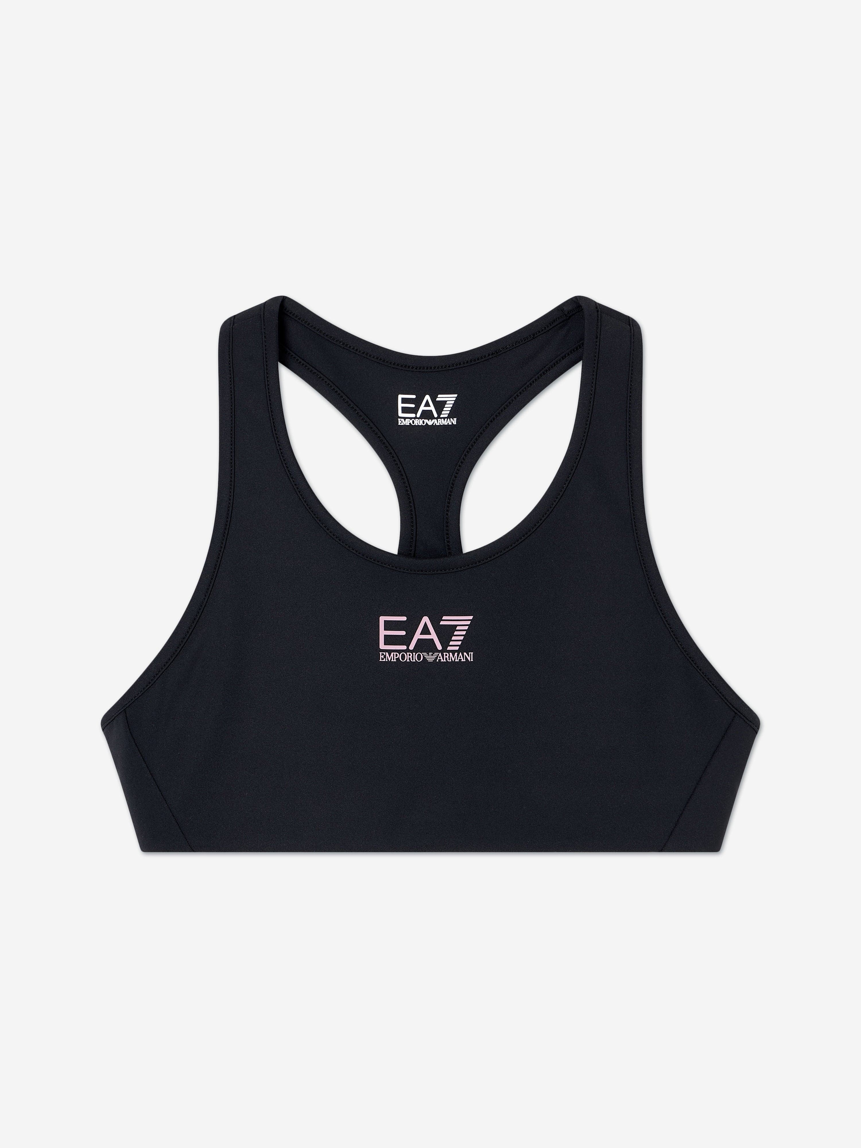 EA7 Emporio Armani Girls Vigor7 Sports Bra in Black