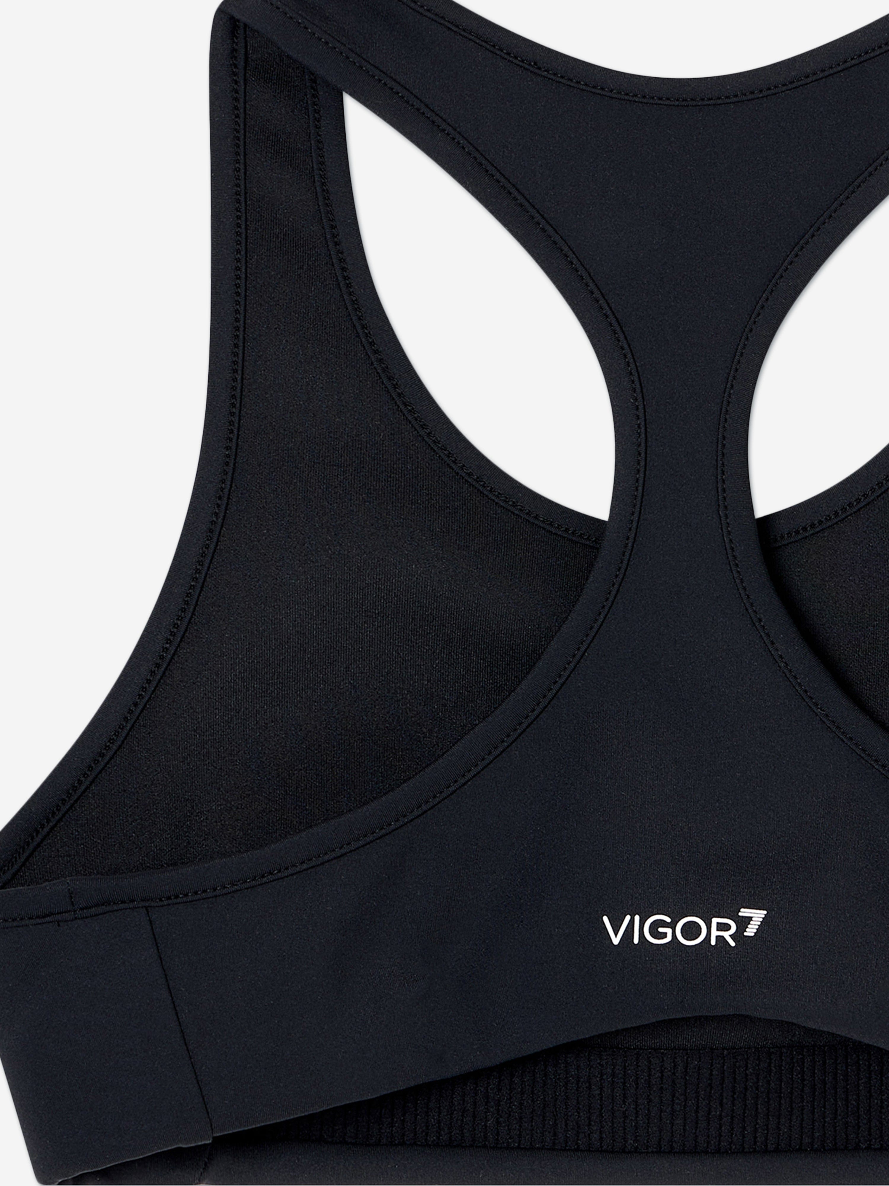 EA7 Emporio Armani Girls Vigor7 Sports Bra in Black