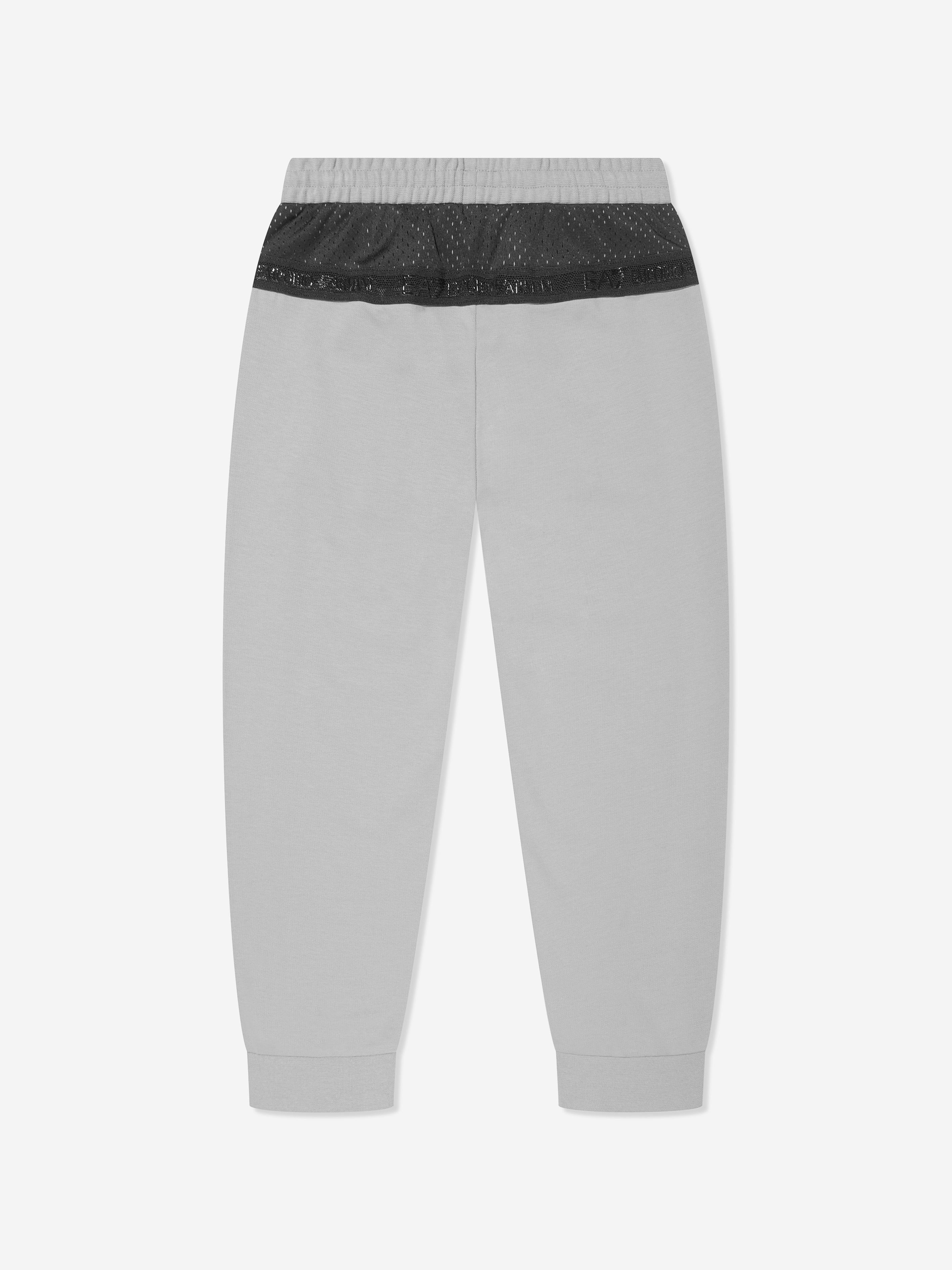 EA7 Emporio Armani Boys Logo Joggers in Grey