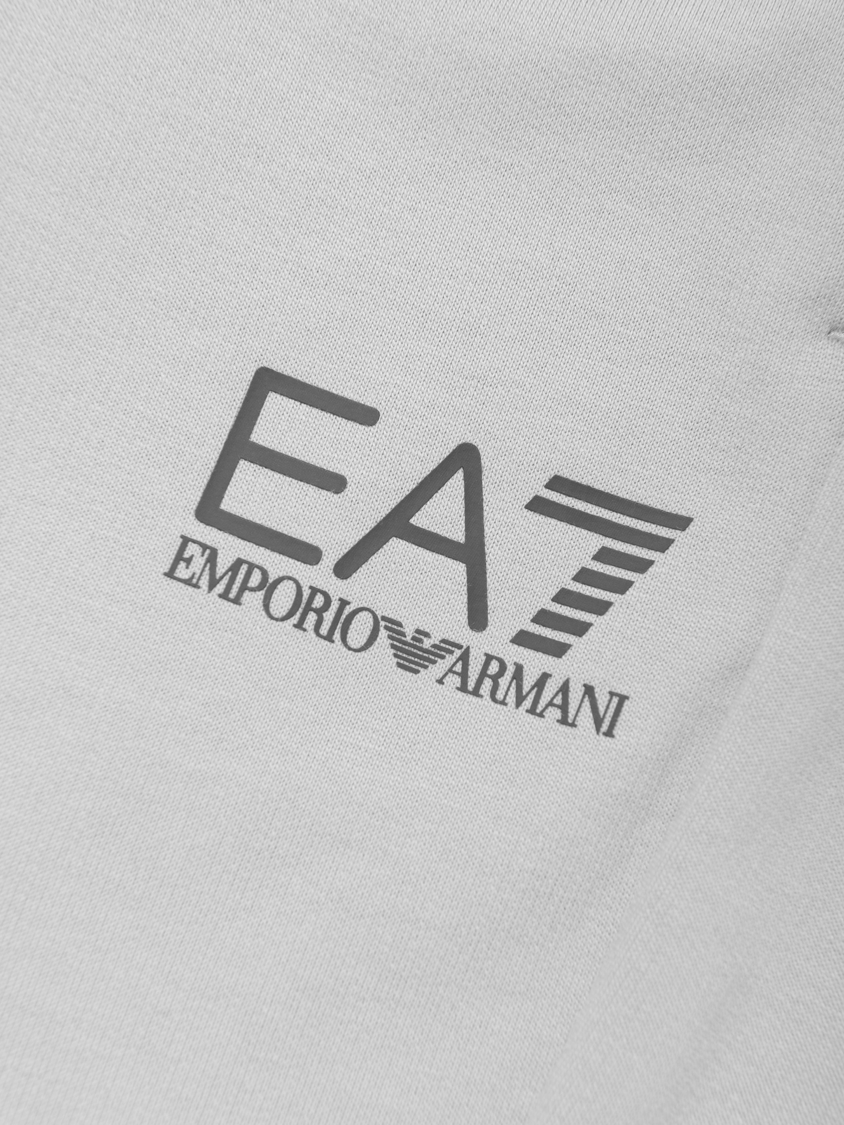 EA7 Emporio Armani Boys Logo Joggers in Grey