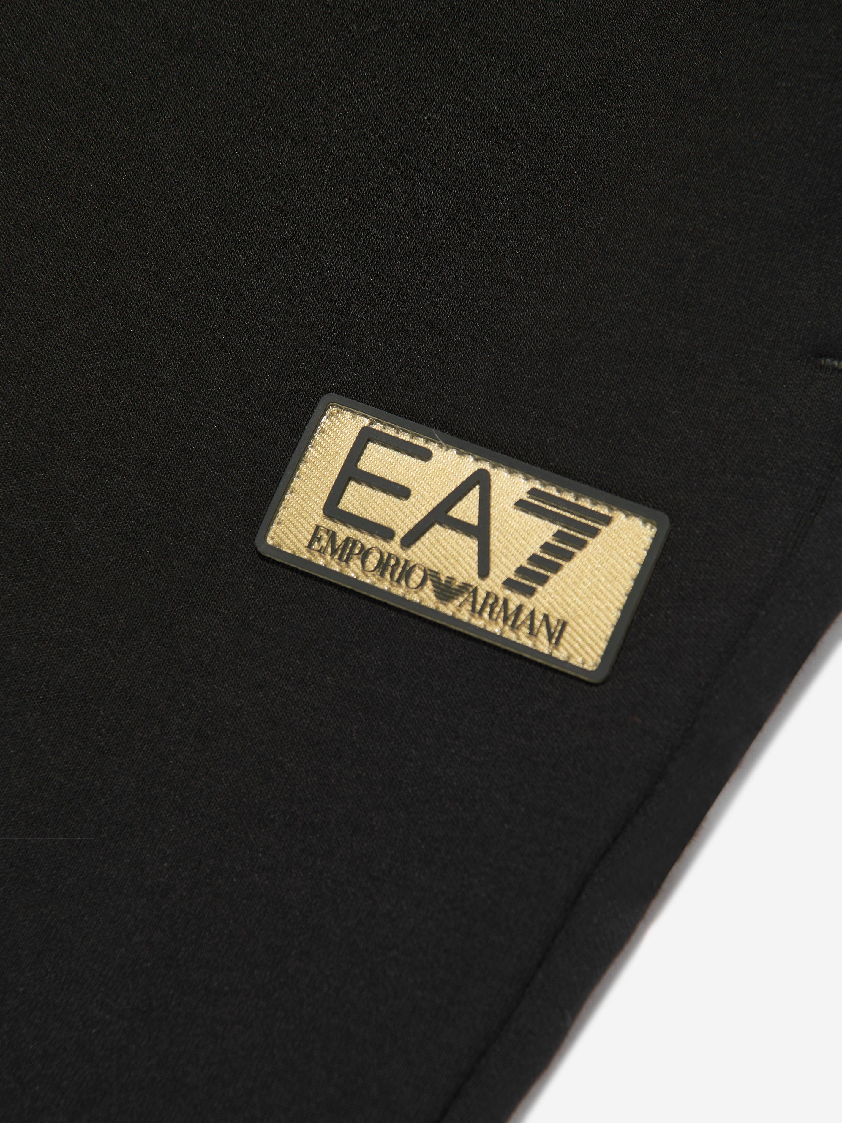 EA7 Emporio Armani Boys Gold Label Joggers in Black