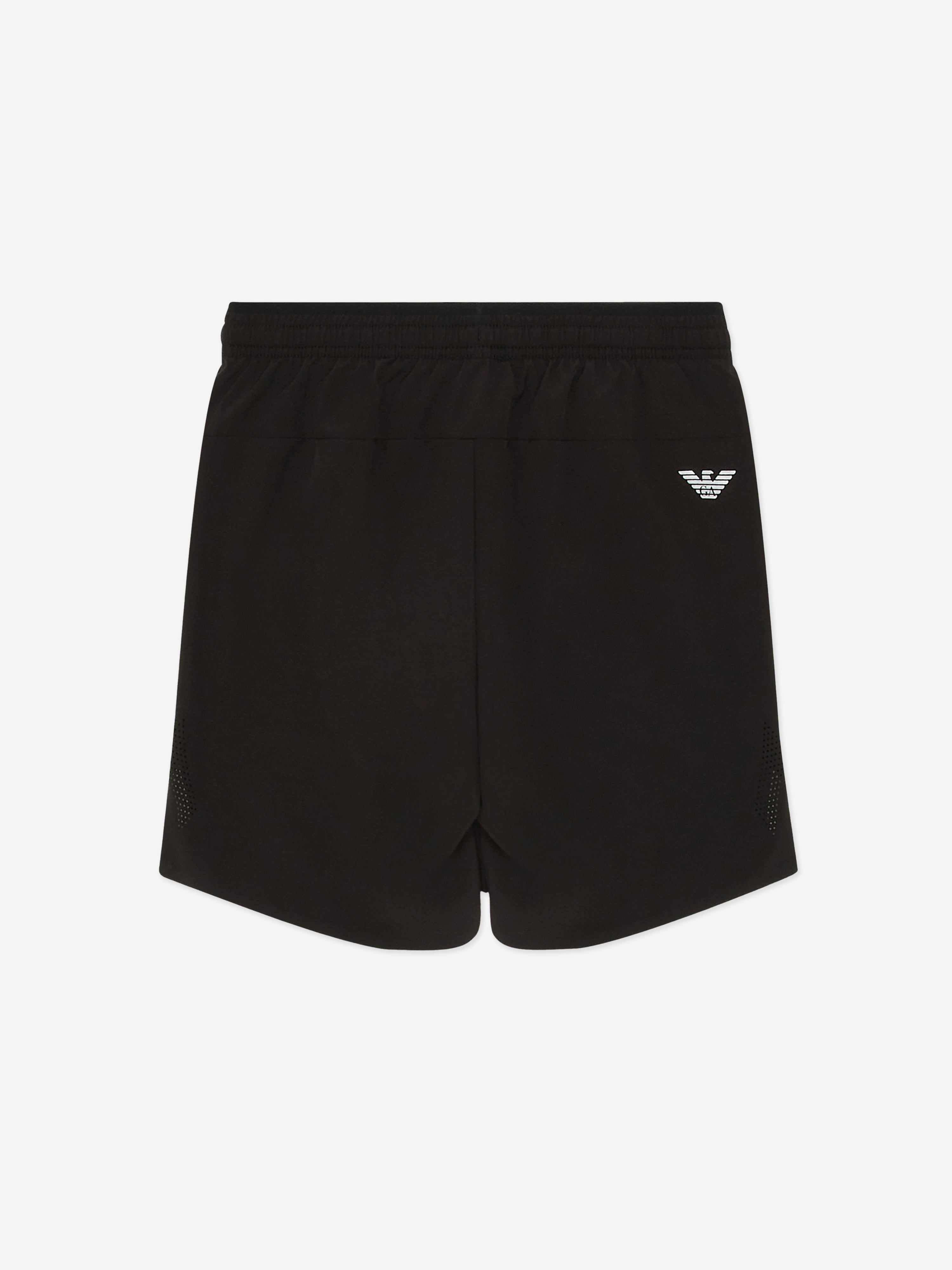 EA7 Emporio Armani Boys Athletic Tennis Shorts in Black