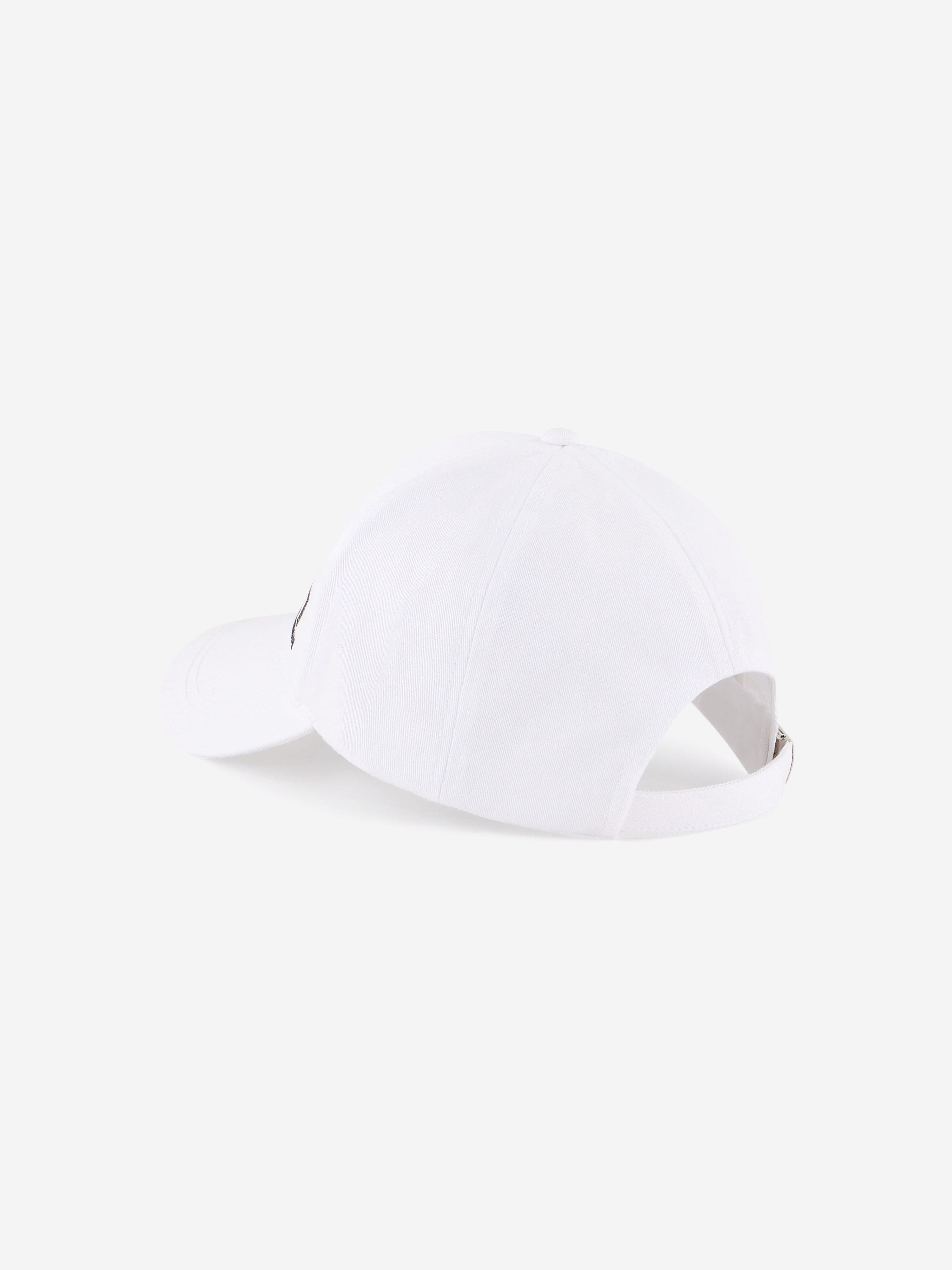 EA7 Emporio Armani Boys Logo Cap in White