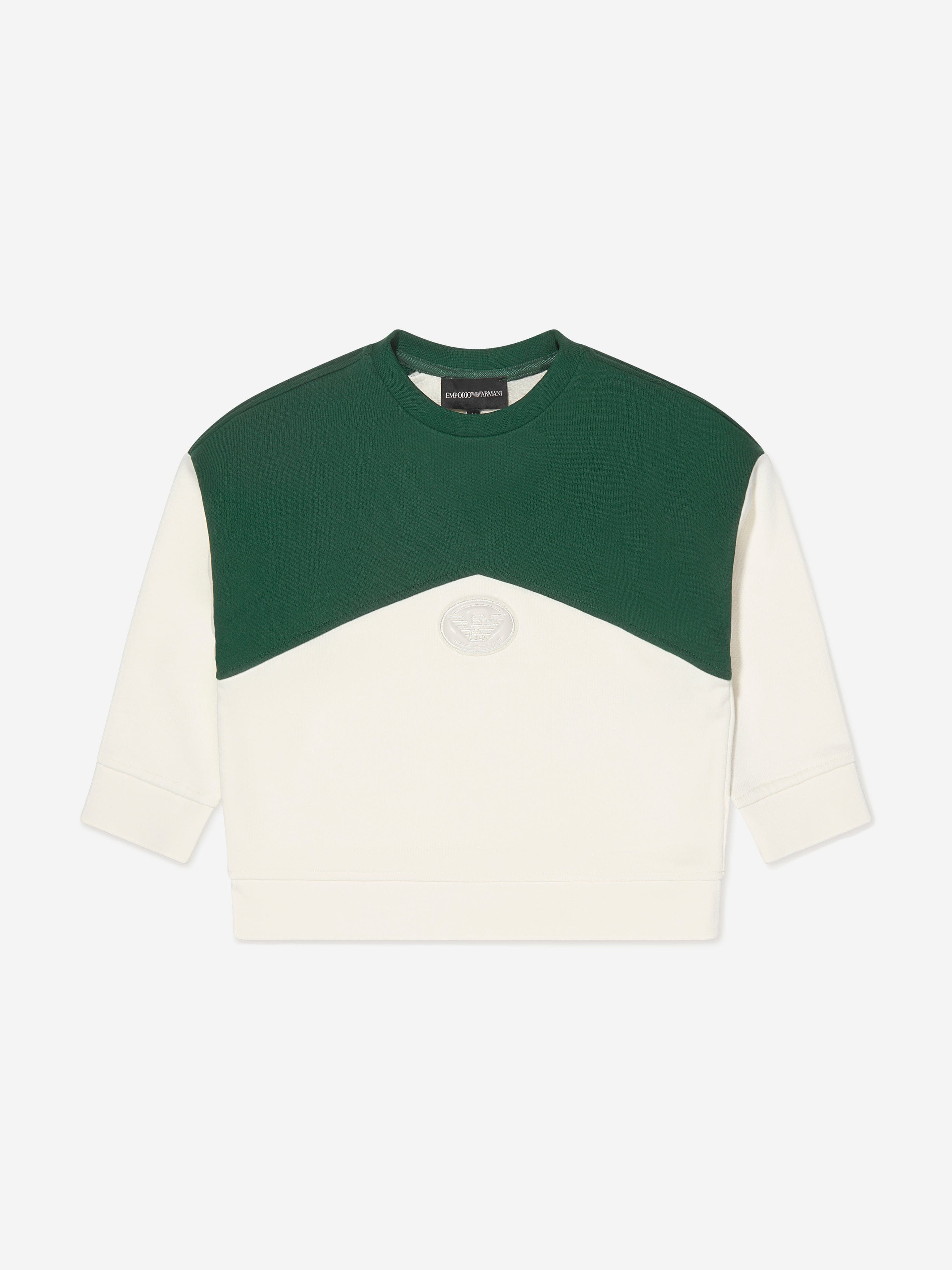 Emporio Armani Boys Colourblock Logo Sweatshirt