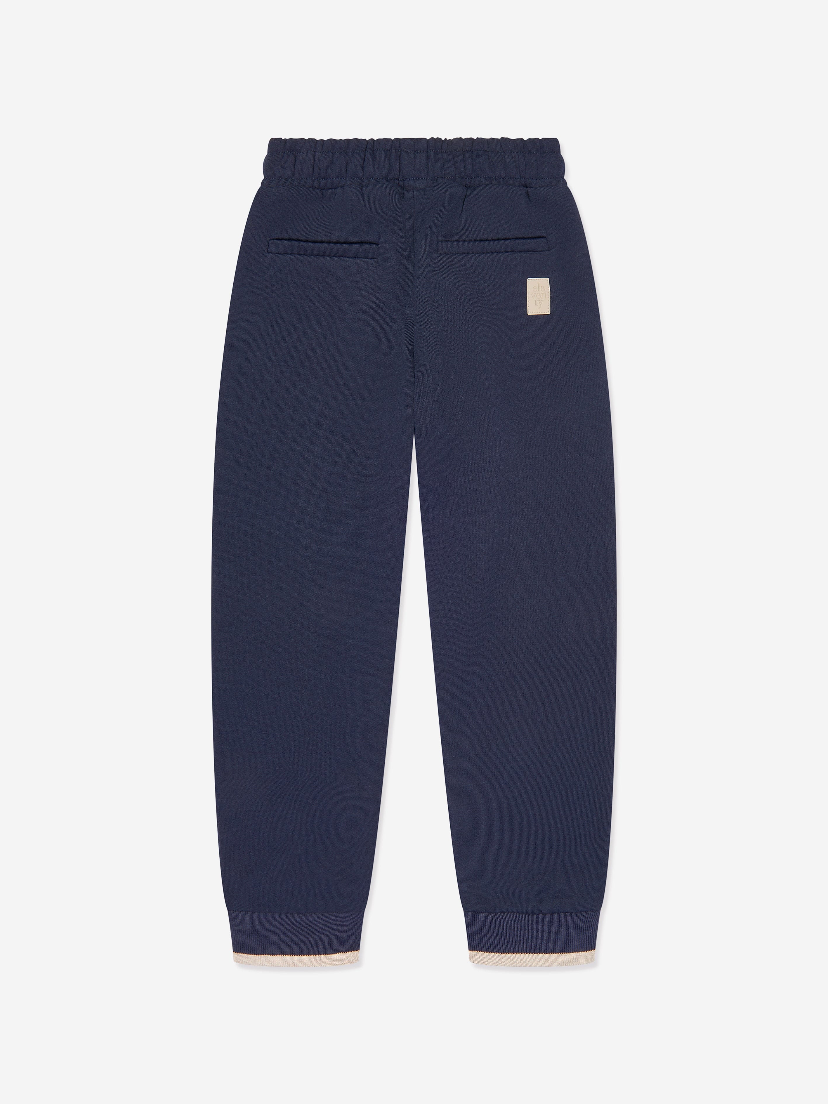 Eleventy Boys Logo Joggers in Navy