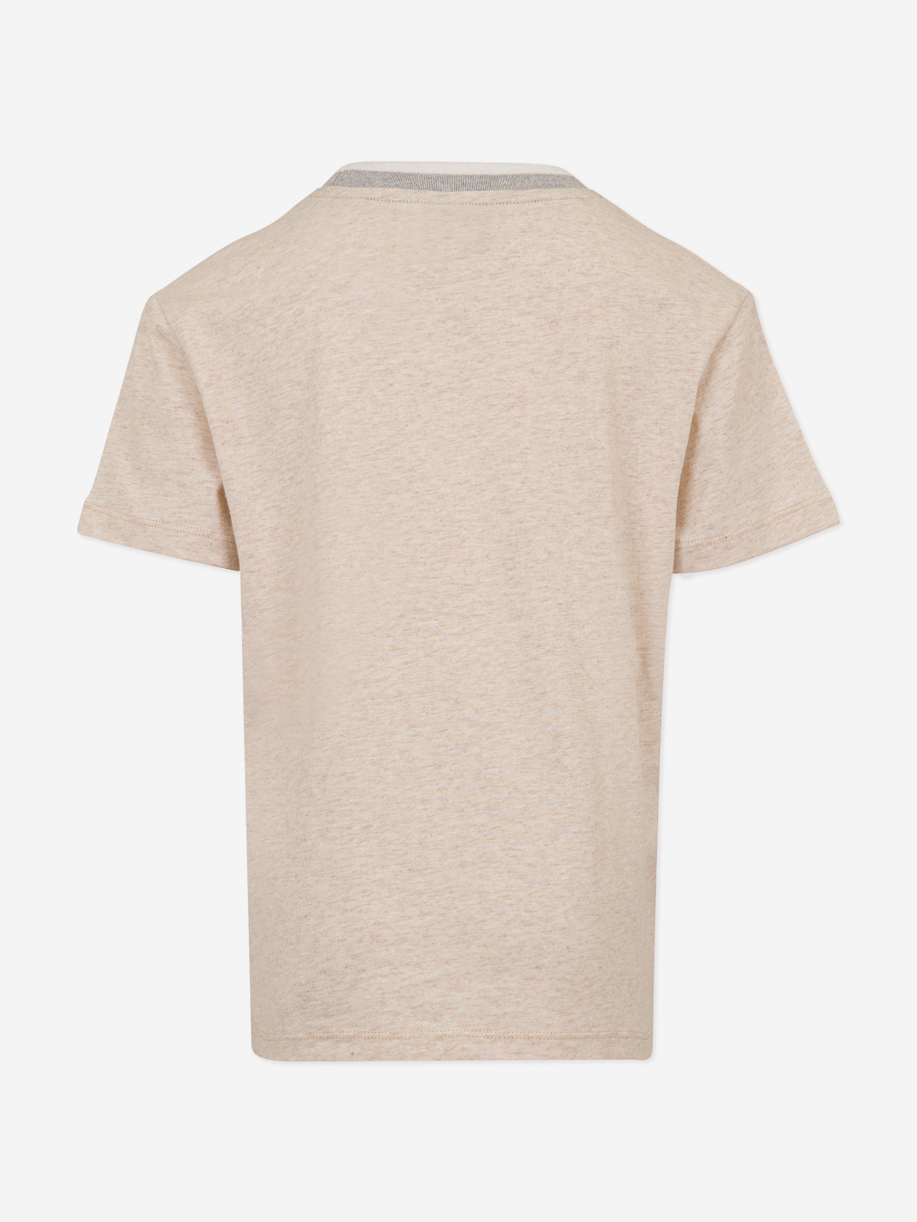 Eleventy Boys Around The World T-Shirt in Beige