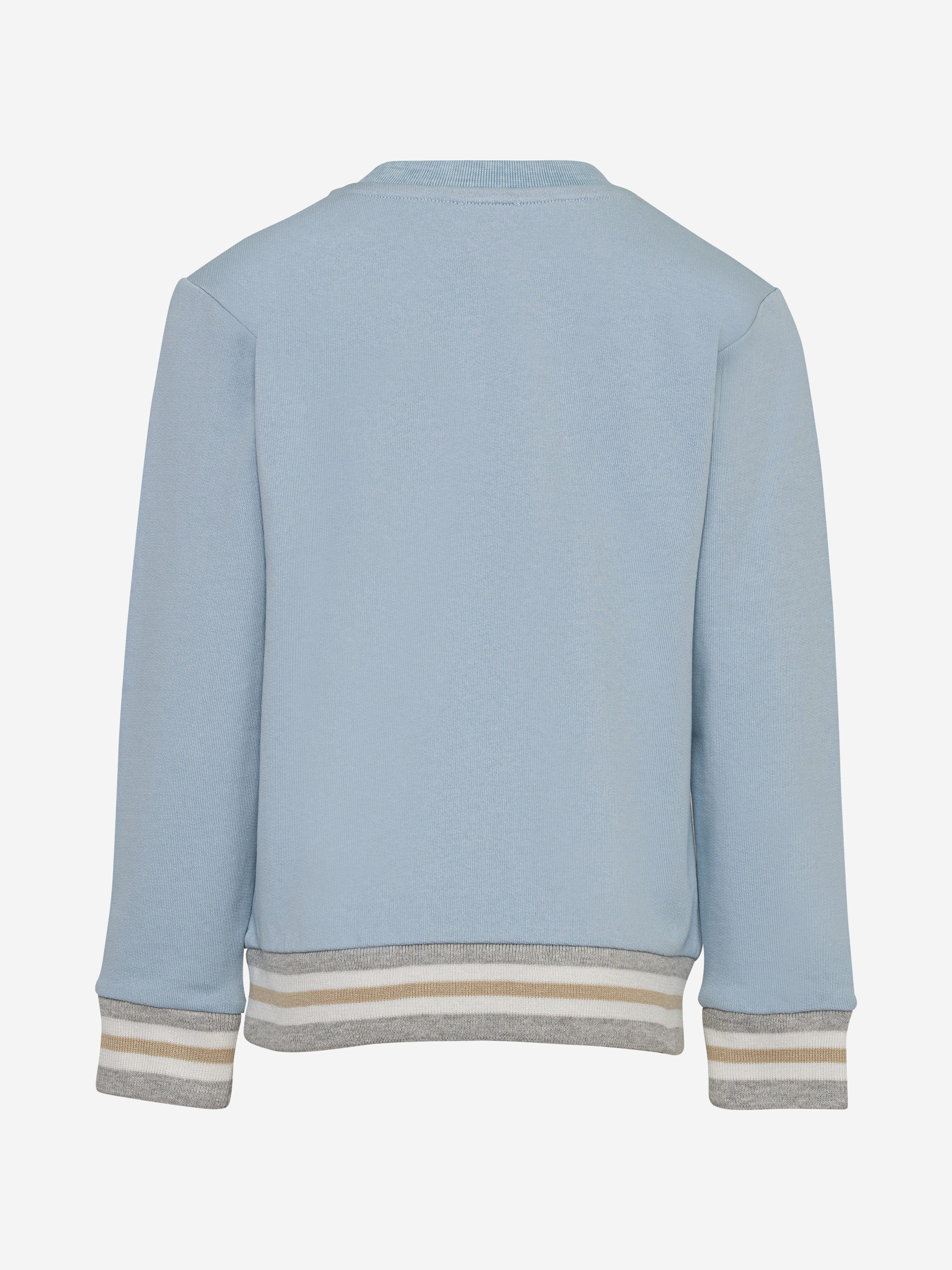 Eleventy Boys Timeless Sweatshirt in Blue