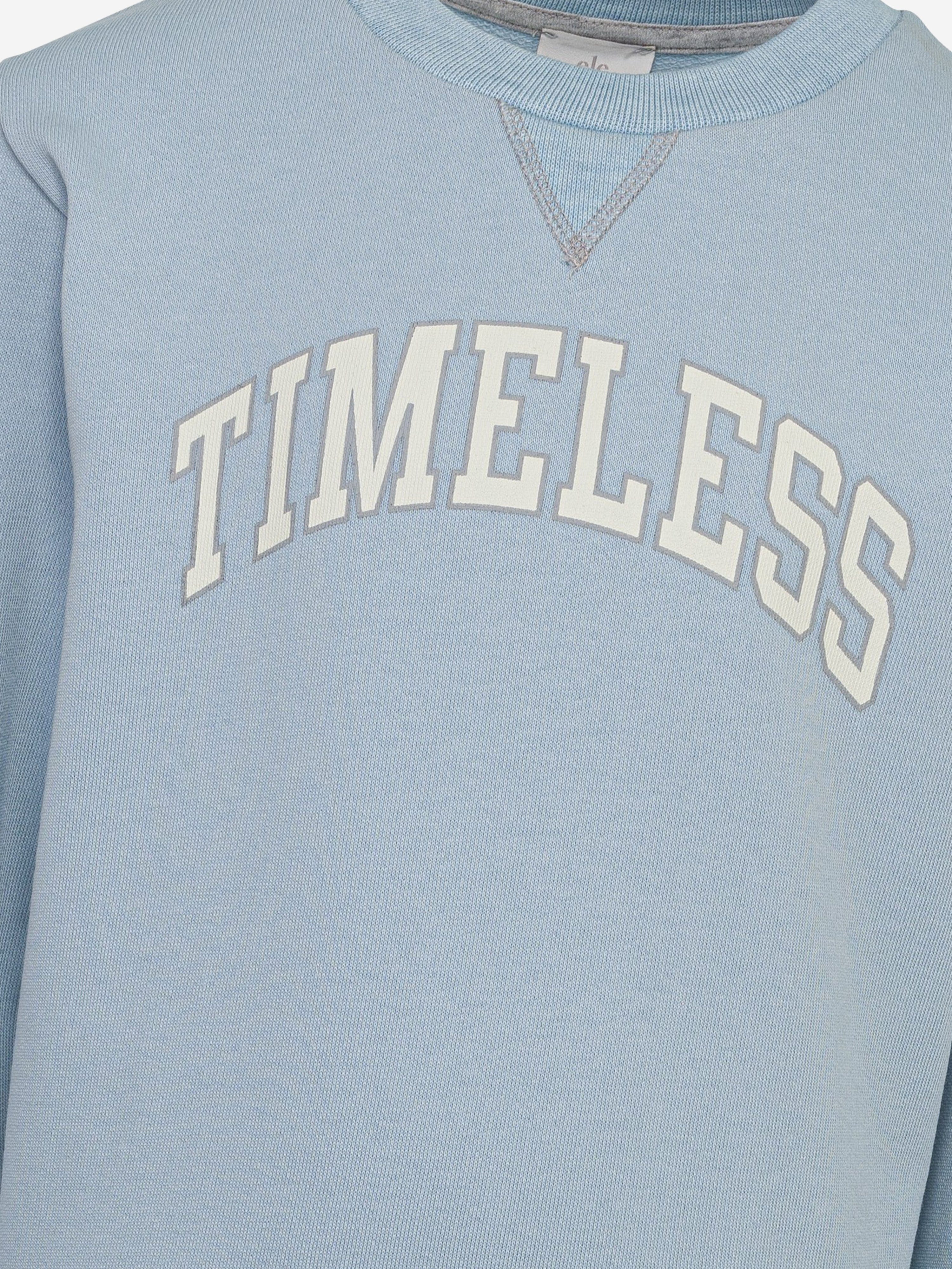 Eleventy Boys Timeless Sweatshirt in Blue