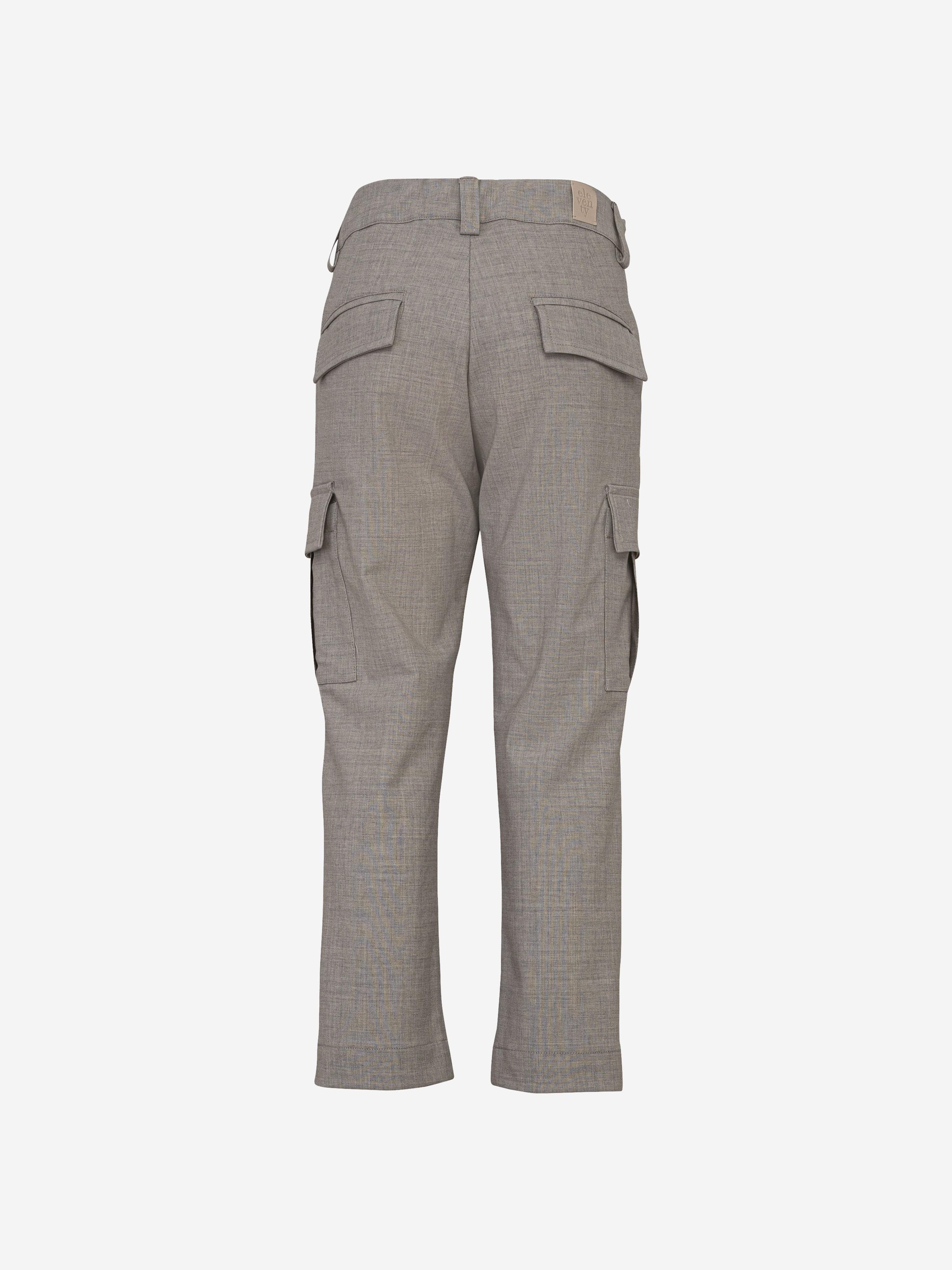 Eleventy Boys Cargo Trousers in Grey