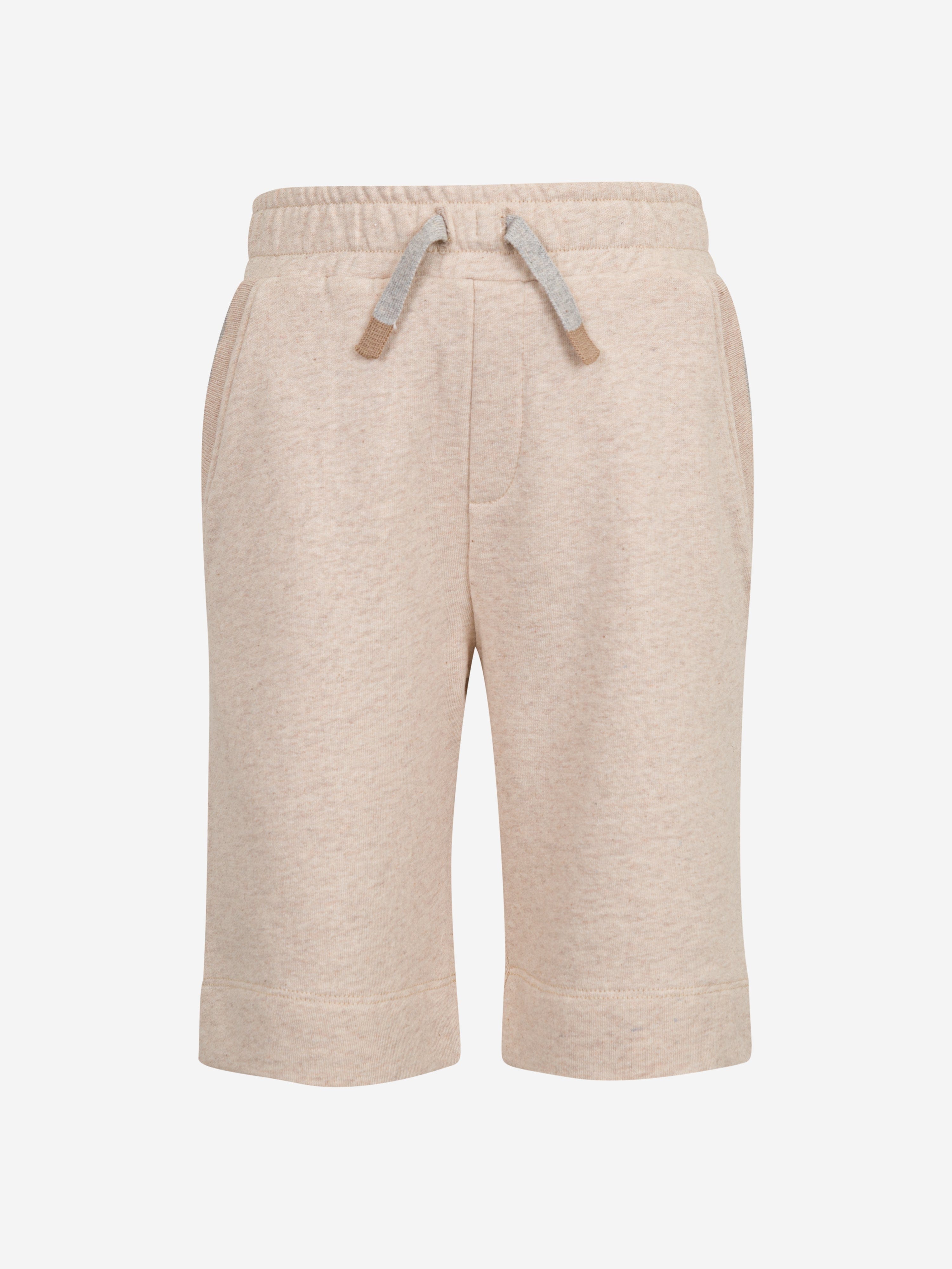 Eleventy Boys Cotton Shorts in Beige