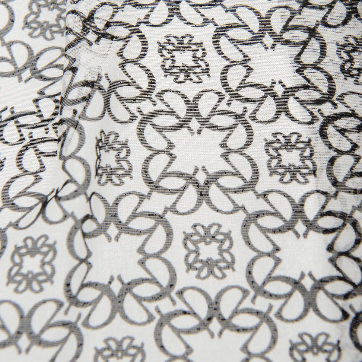 Elie Saab Girls Patterned Silk Skirt in Black