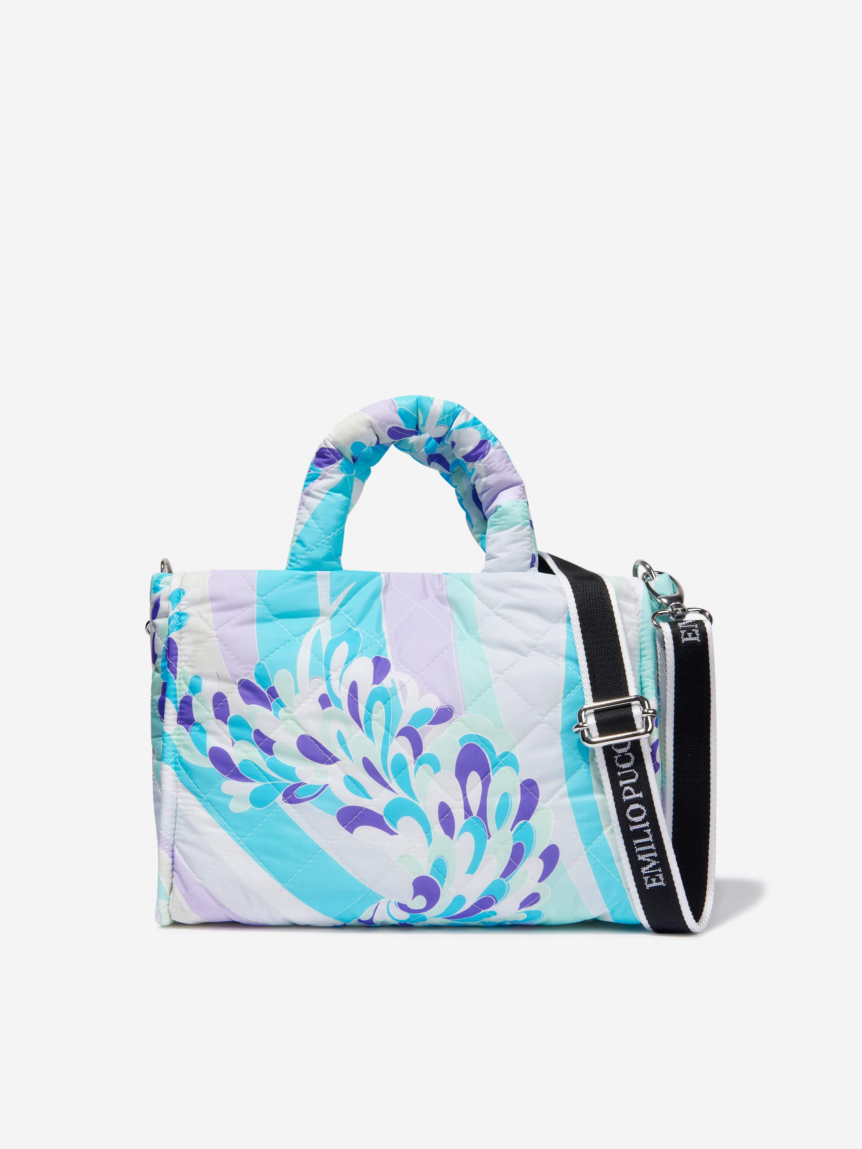 Pucci Girls Patterned Tote Bag (W:29cm)