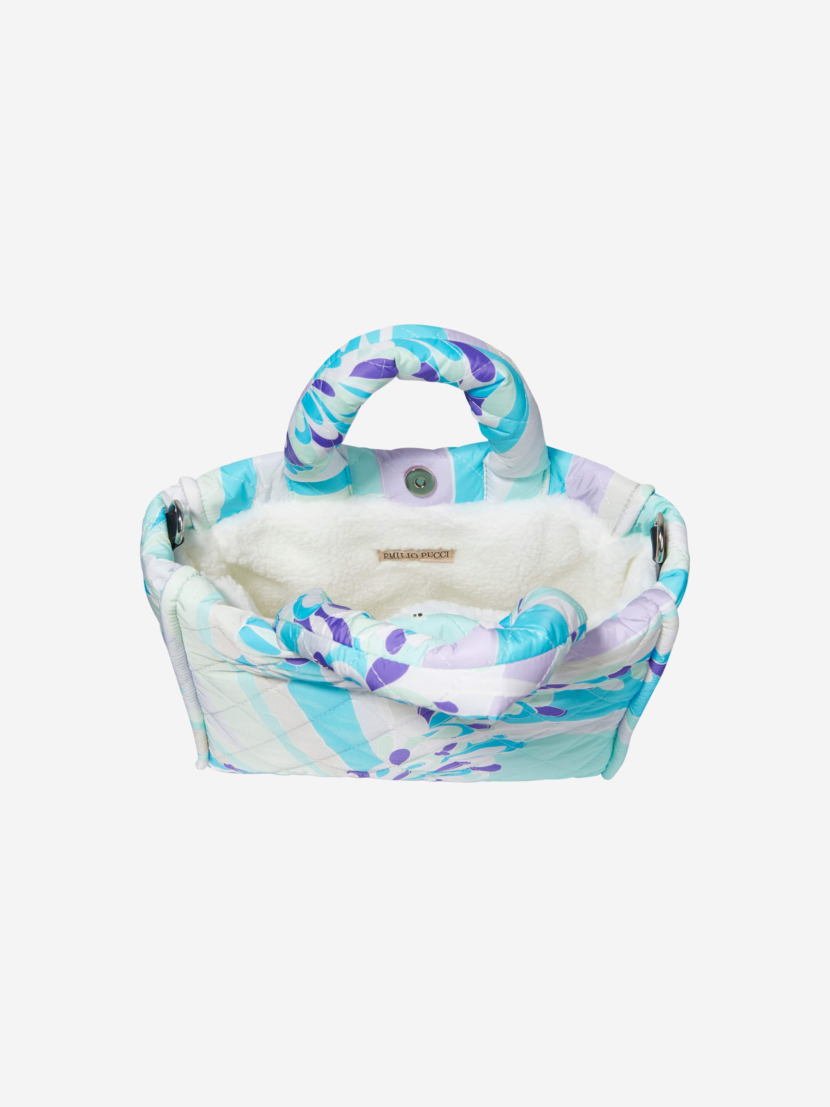 Pucci Girls Patterned Tote Bag (W:29cm)