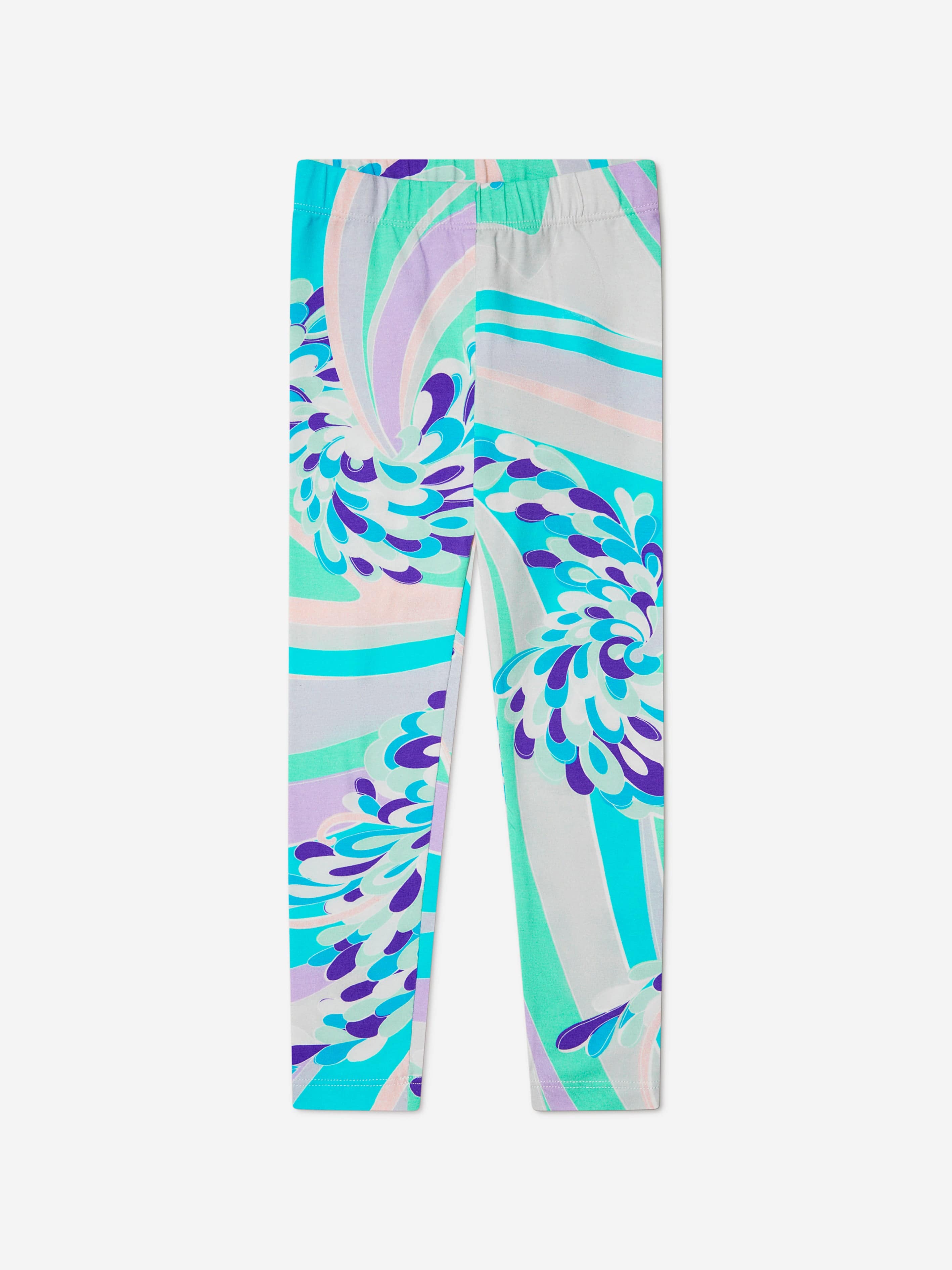 Pucci Girls Patterned Leggings