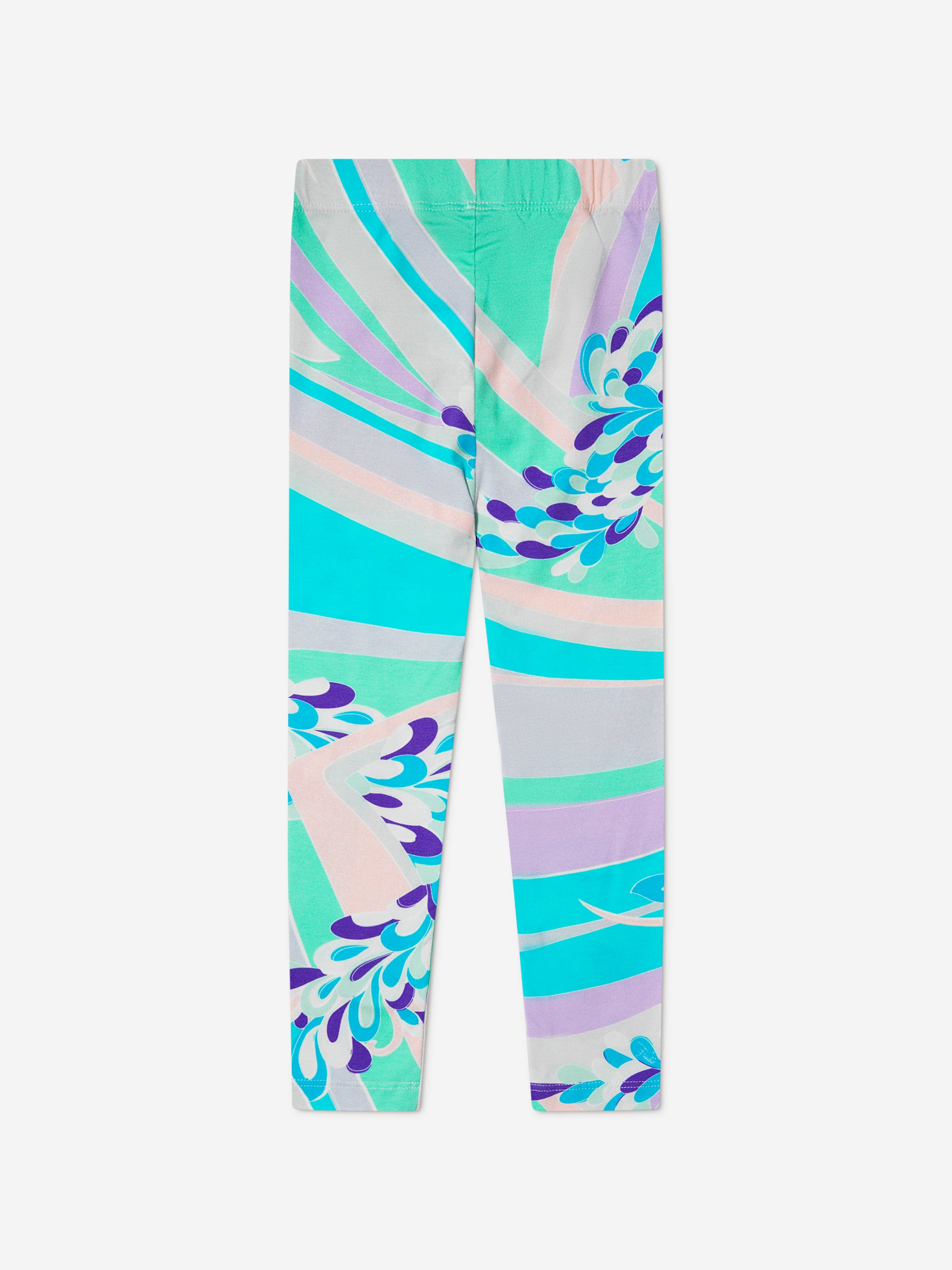 Pucci Girls Patterned Leggings