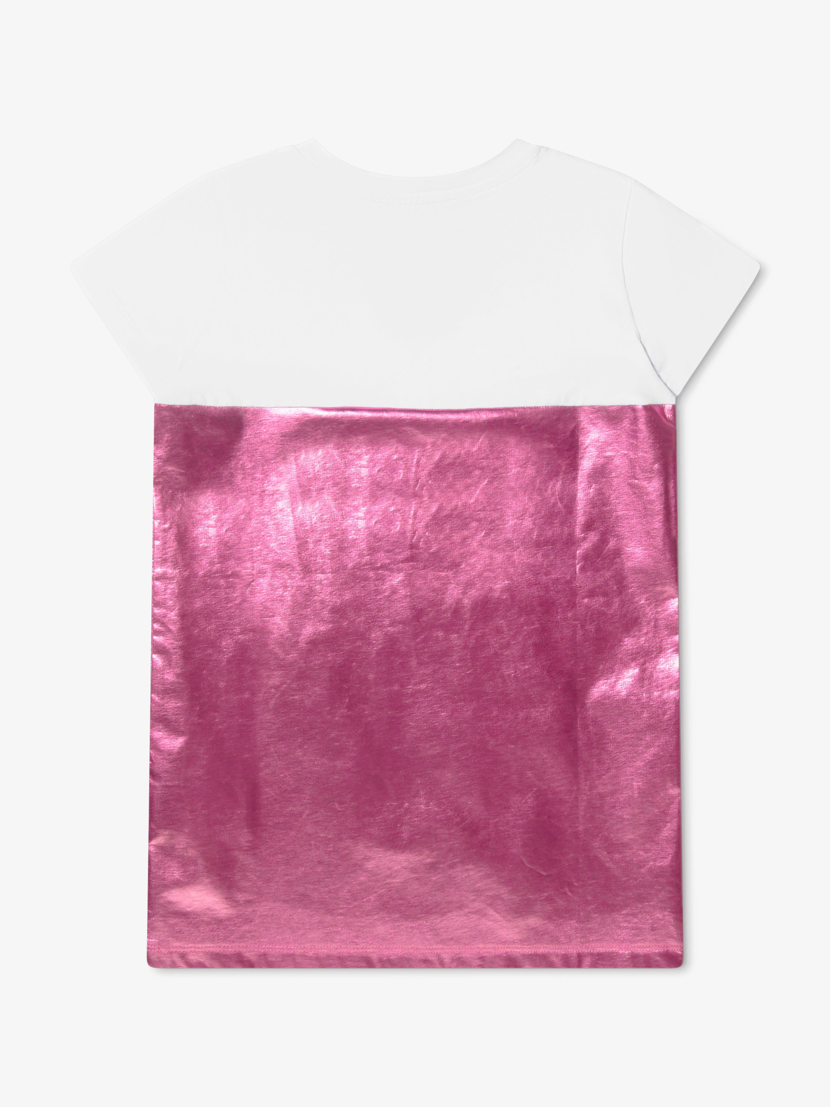 Pucci Girls Metallic Logo Dress