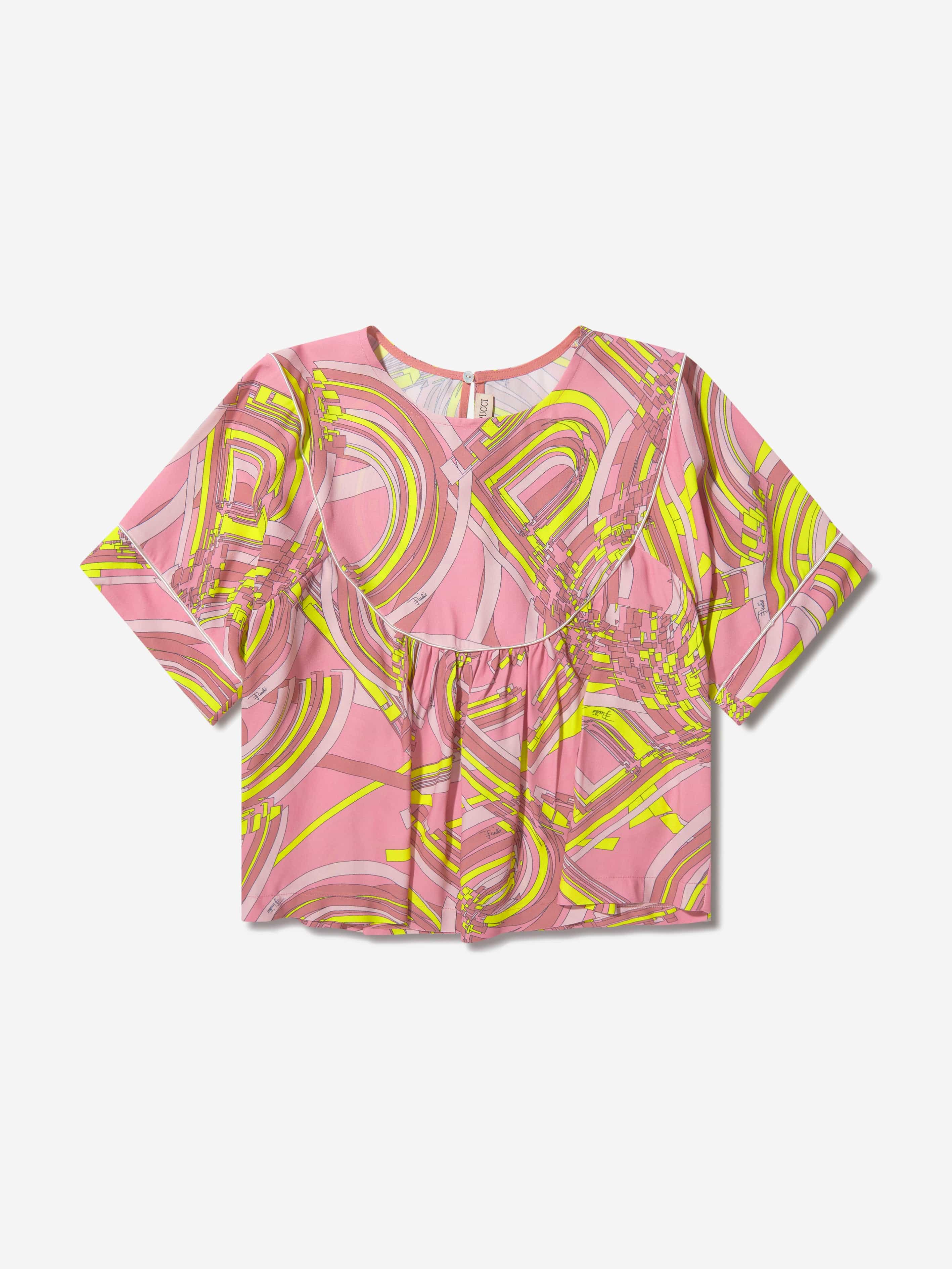 Pucci Girls Patterned Blouse