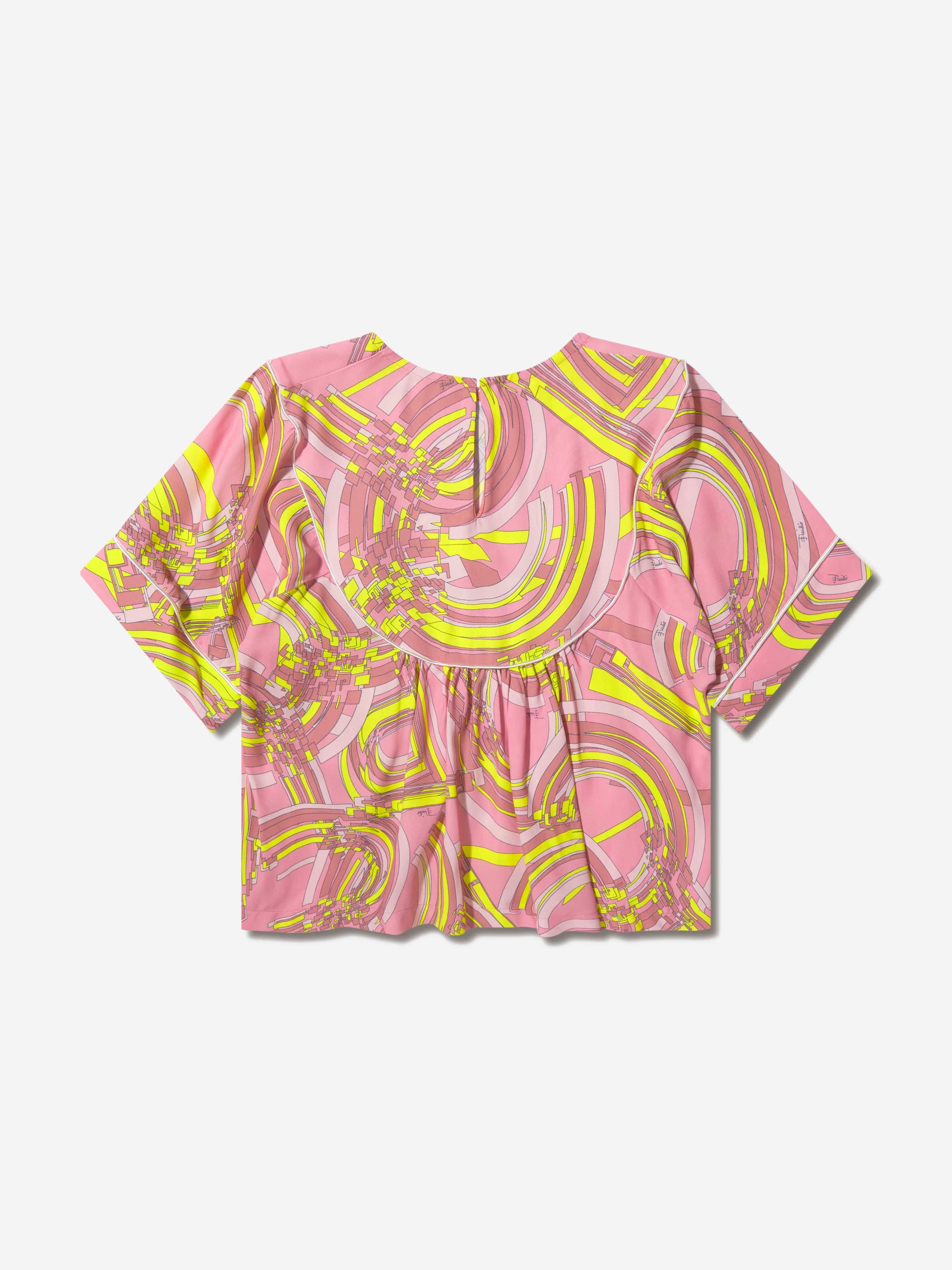 Pucci Girls Patterned Blouse