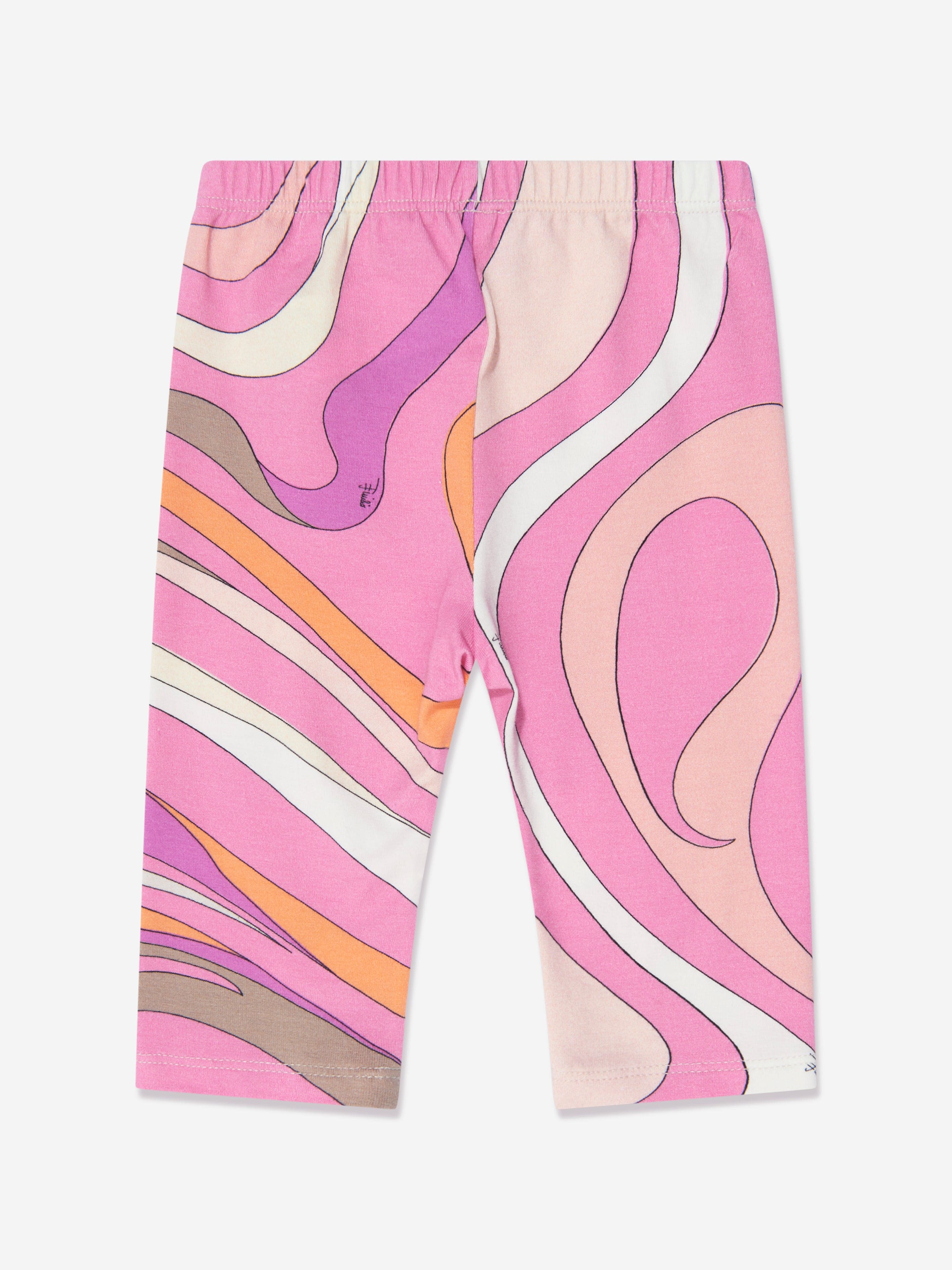 Pucci Baby Girls Marmo Leggings in Pink