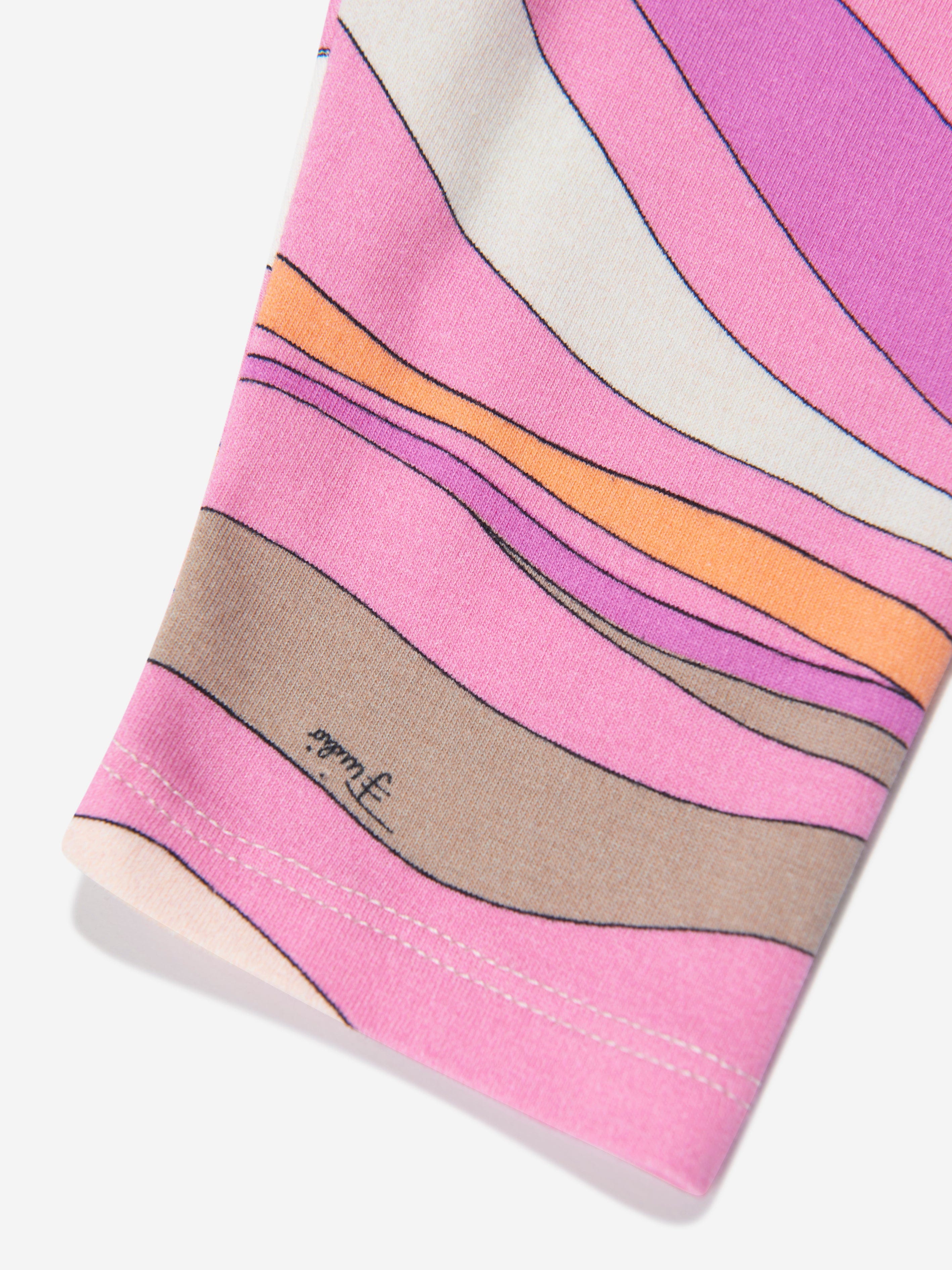 Pucci Baby Girls Marmo Leggings in Pink