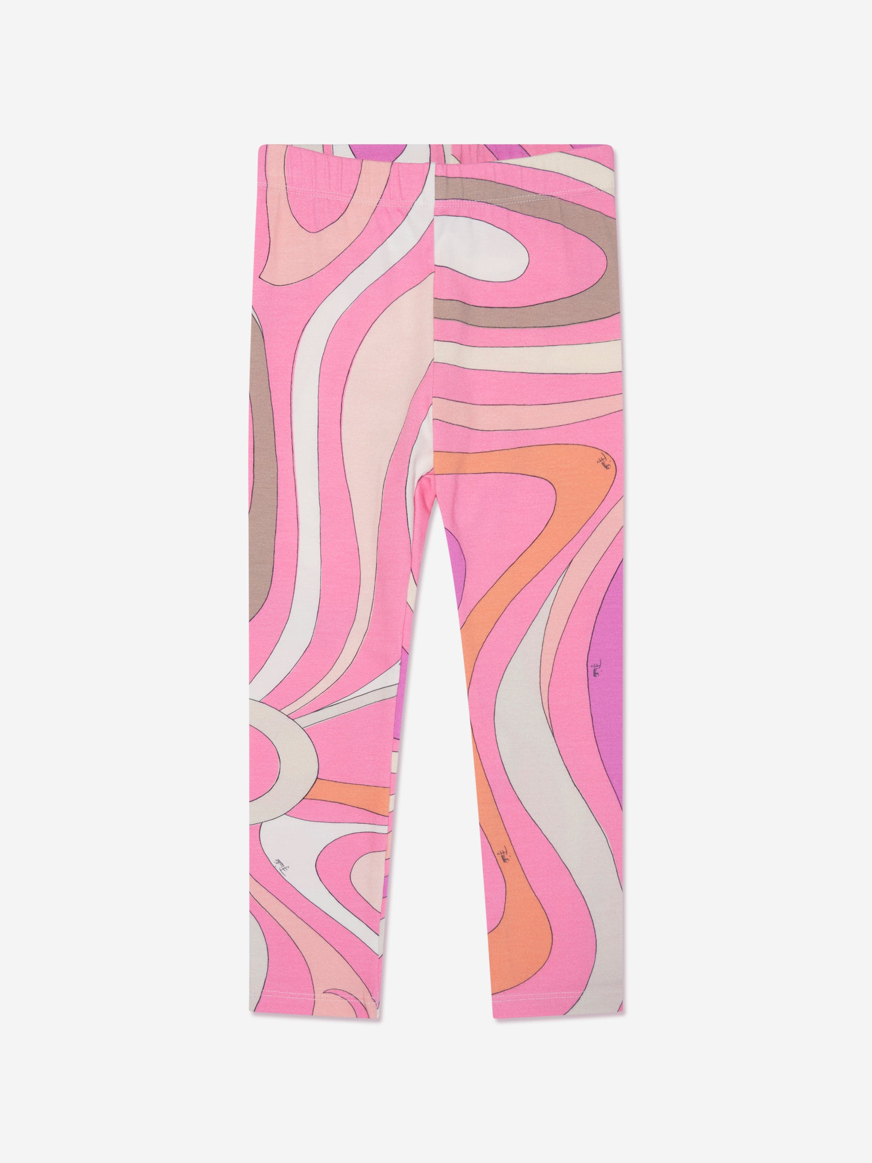 Pucci Girls Marmo Leggings in Pink