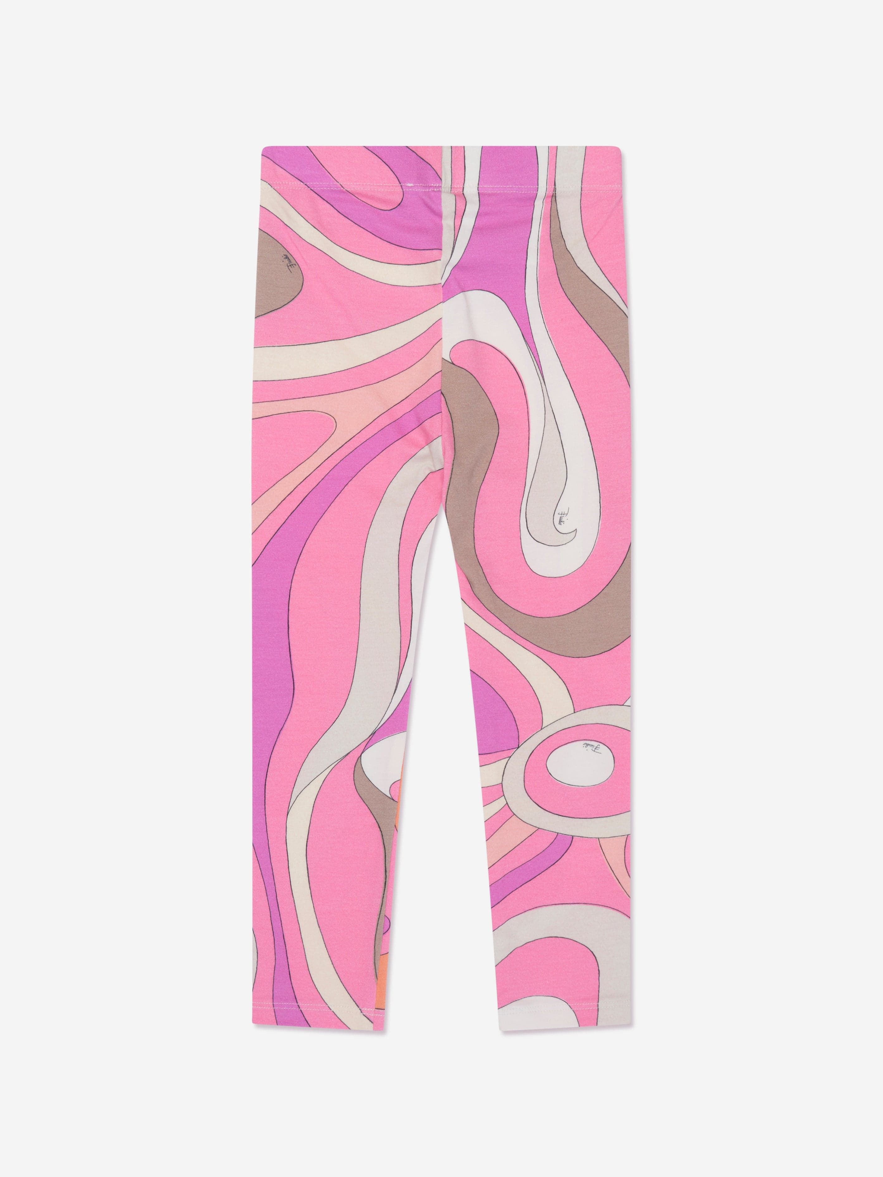 Pucci Girls Marmo Leggings in Pink