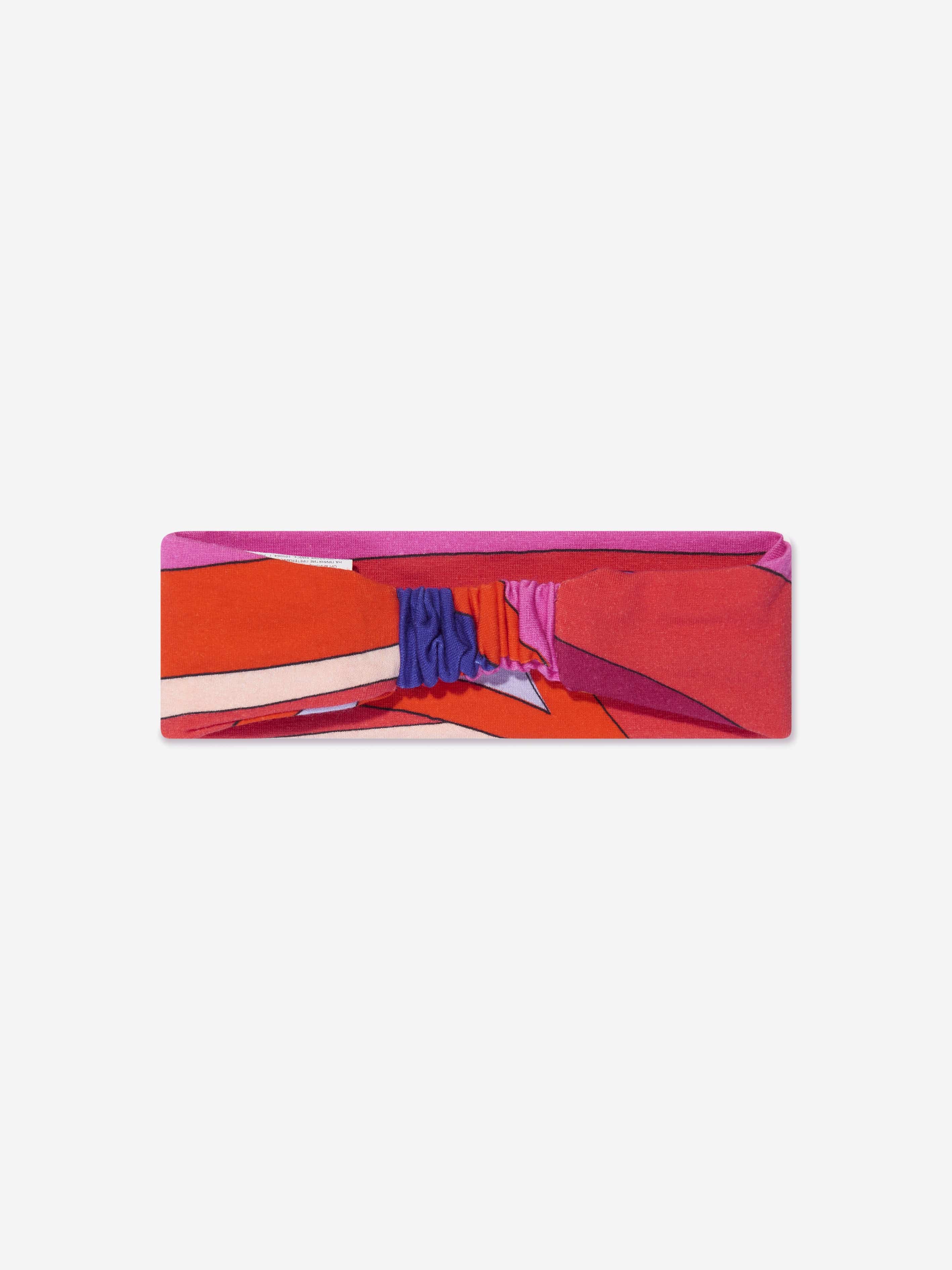 Pucci Baby Girls Iride Print Headband in Multicolour