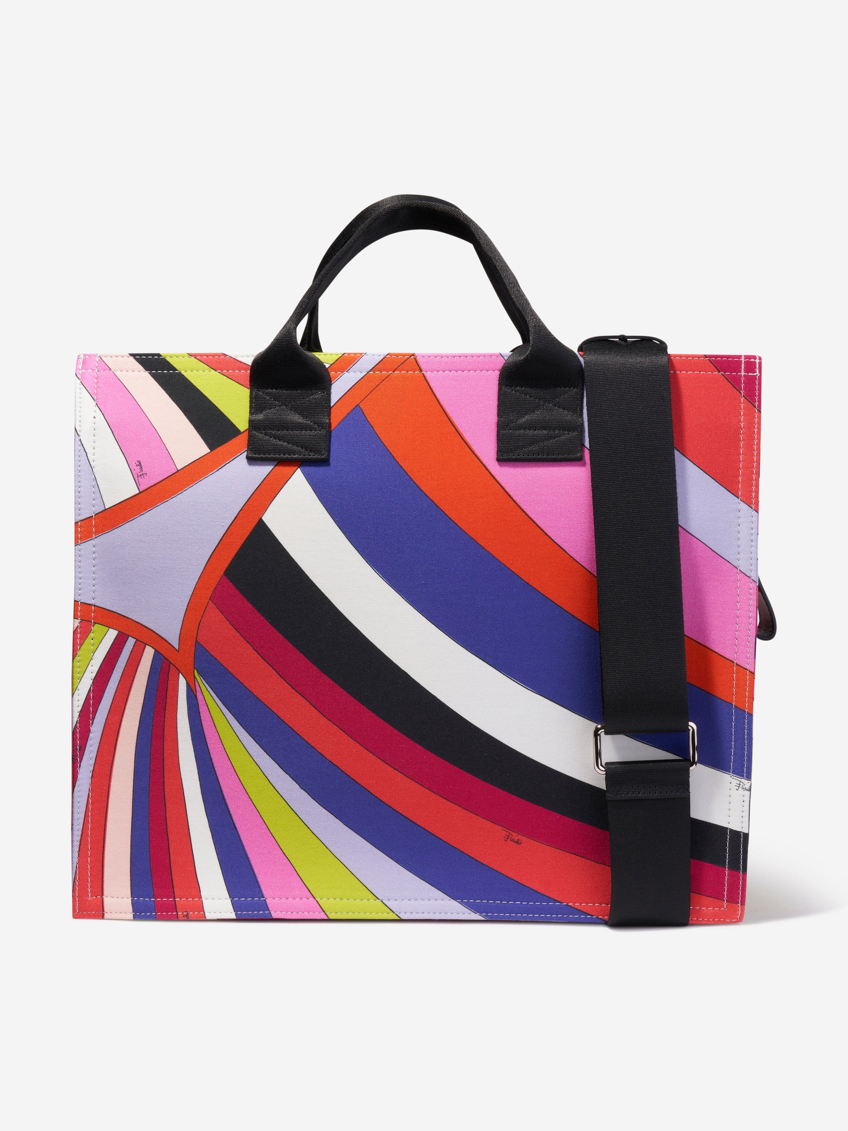 Pucci Baby Girls Iride Print Changing Bag in Multicolour