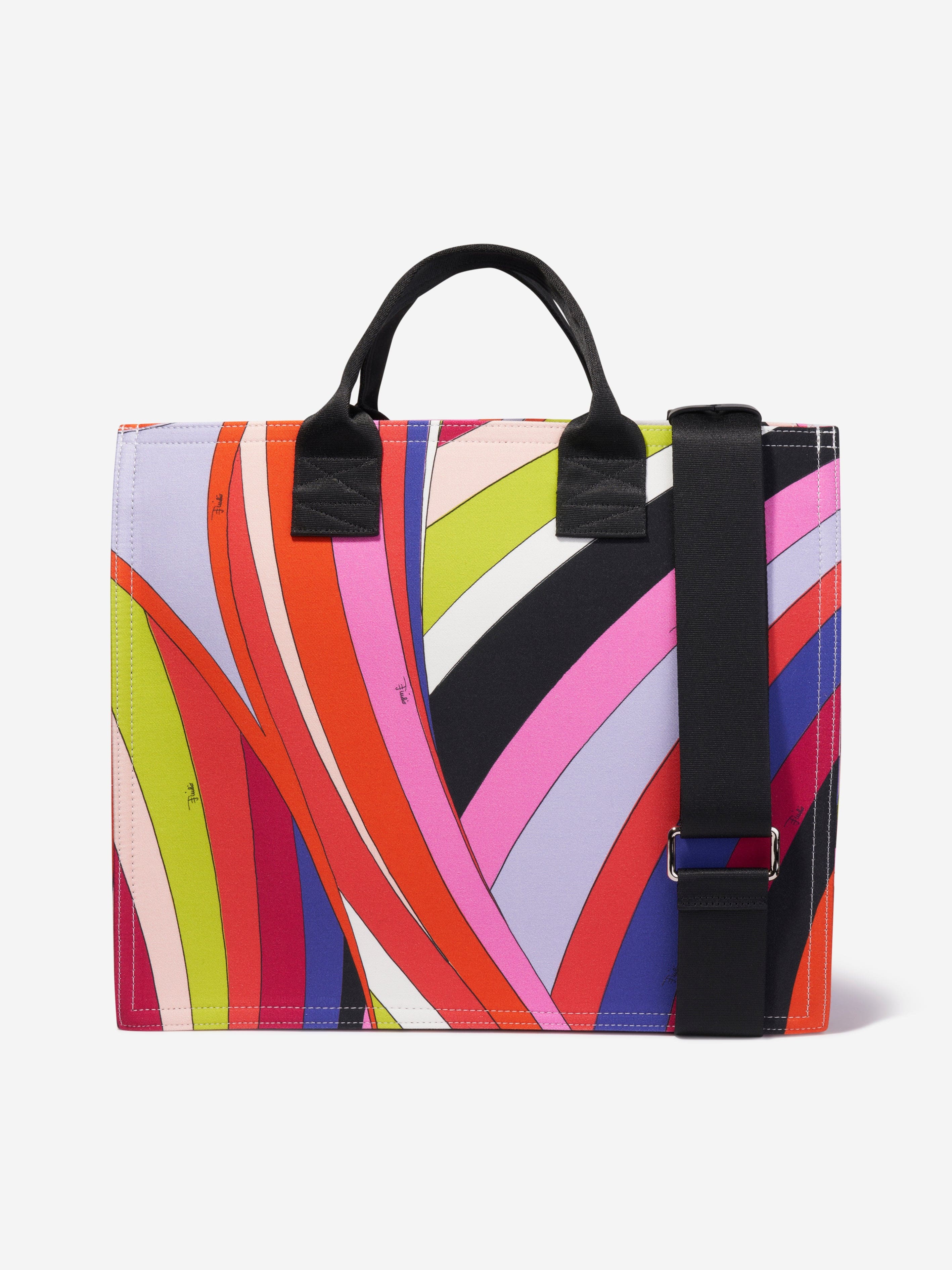 Pucci Baby Girls Iride Print Changing Bag in Multicolour