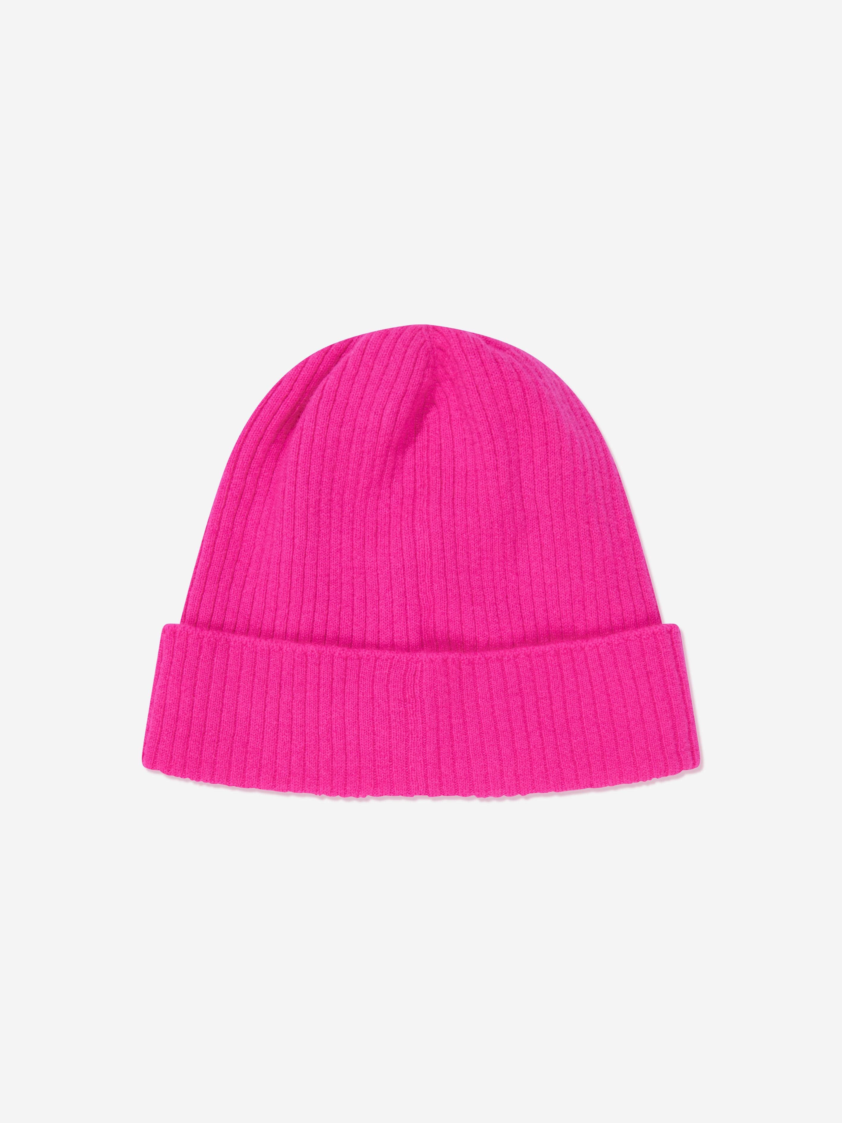 Pucci Girls Logo Beanie Hat in Pink