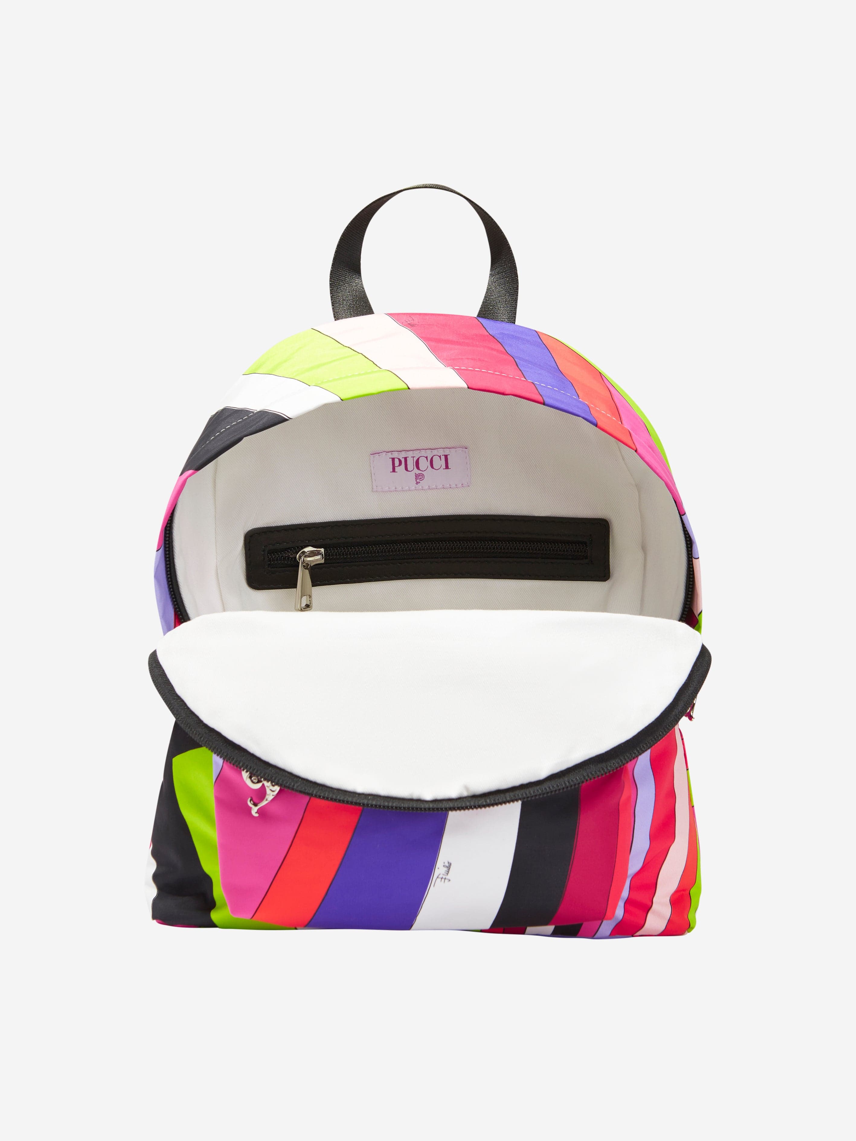 Pucci Girls Iride Print Backpack in Multicolour