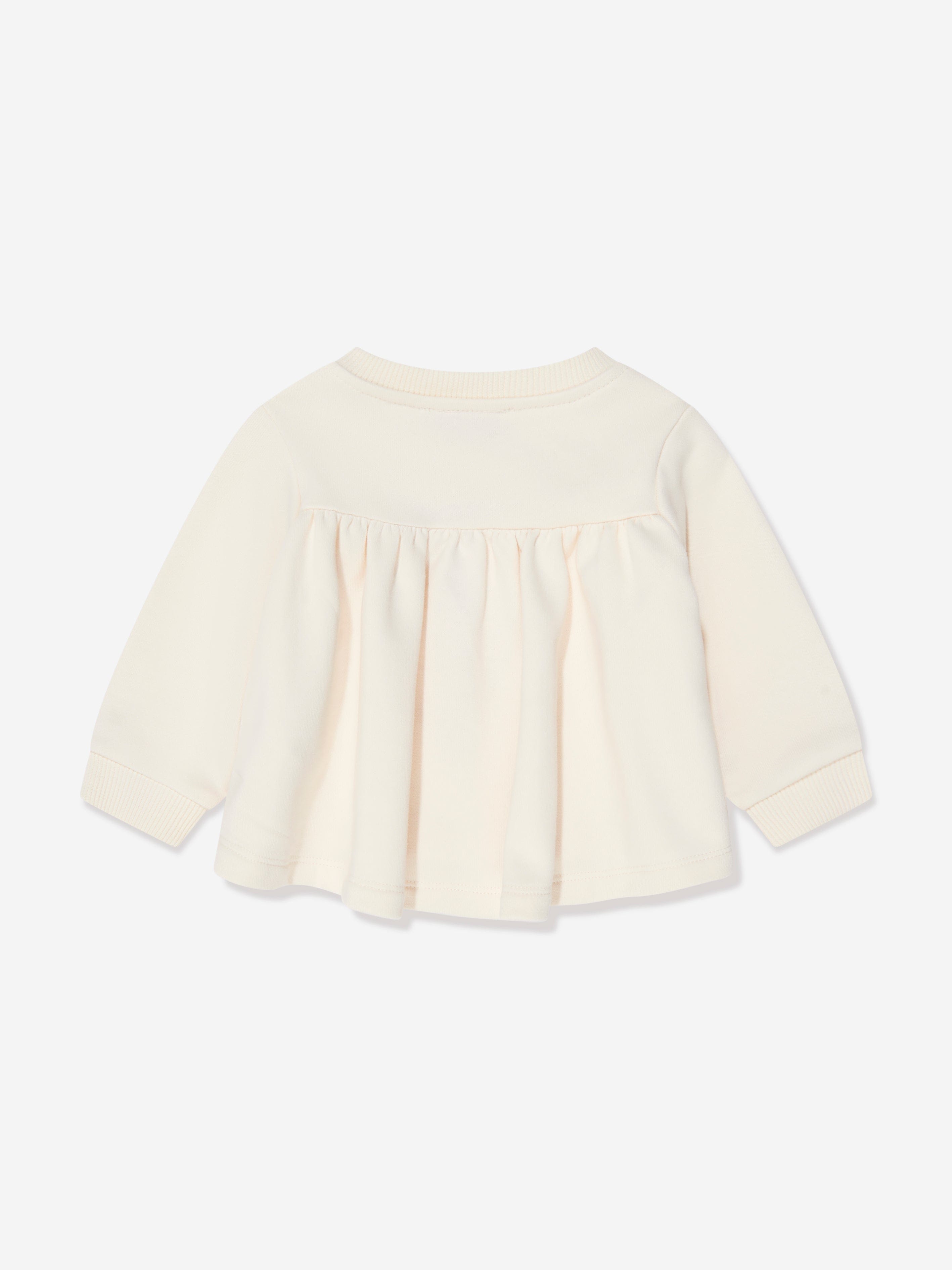 Pucci Baby Girls Logo Sweatshirt in Ivory