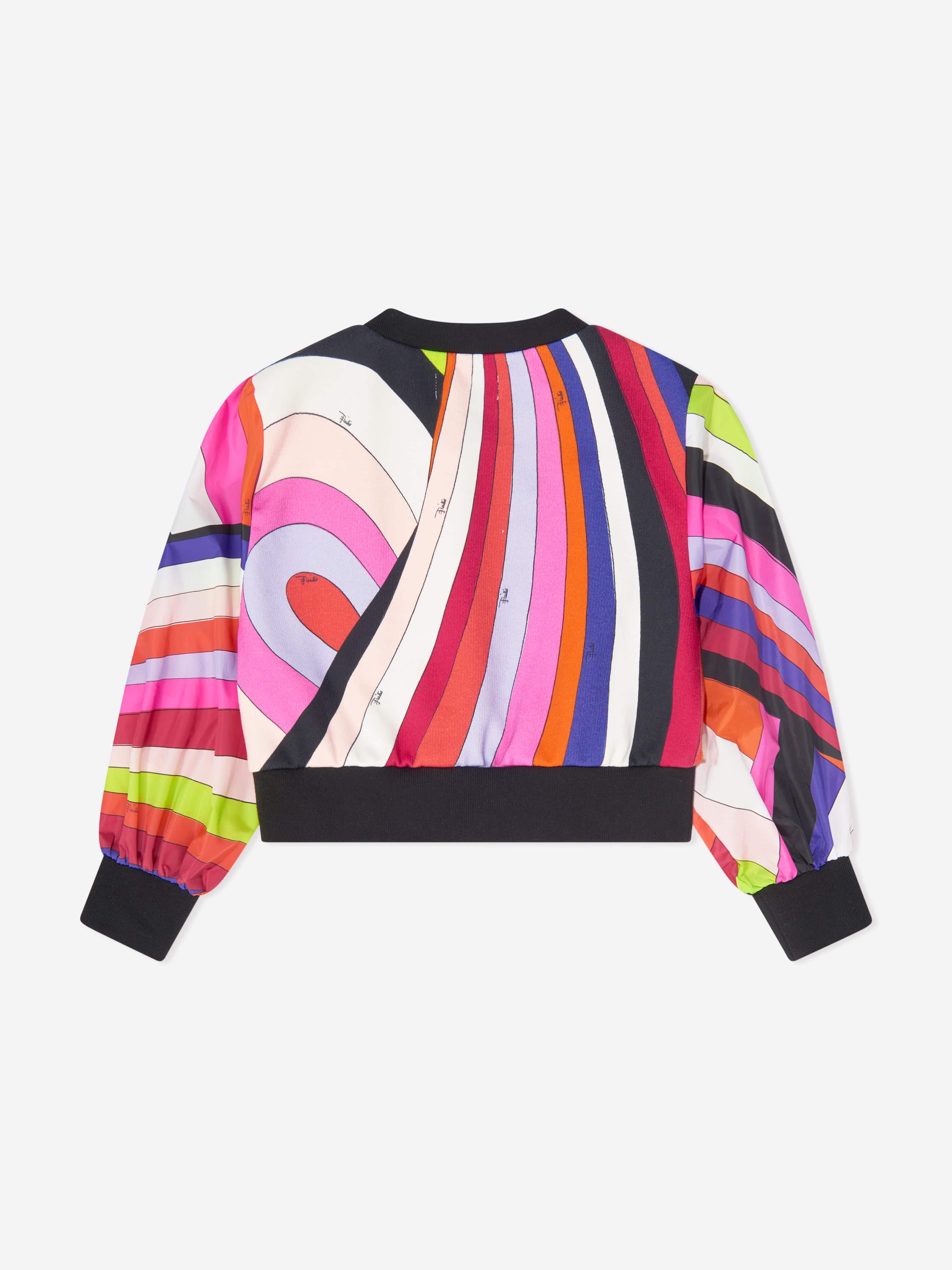 Pucci Girls Iride Print Sweatshirt in Multicolour