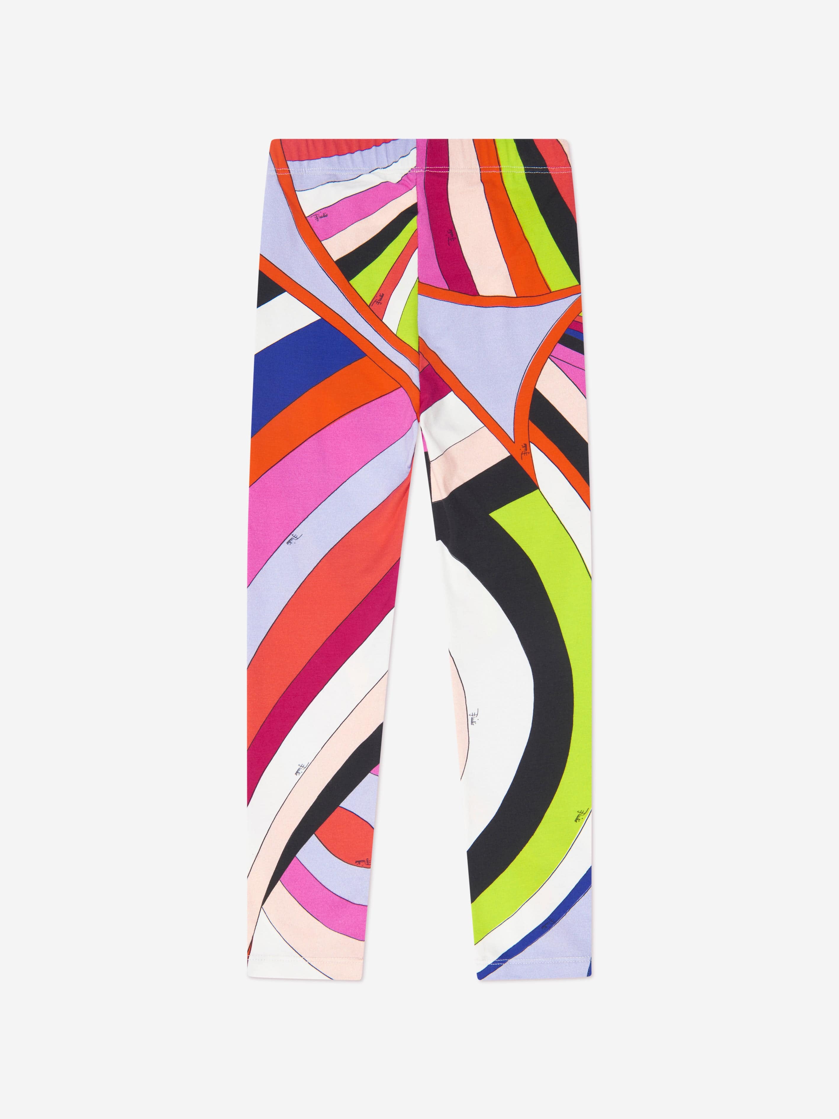 Pucci Girls Iride Print Leggings in Multicolour